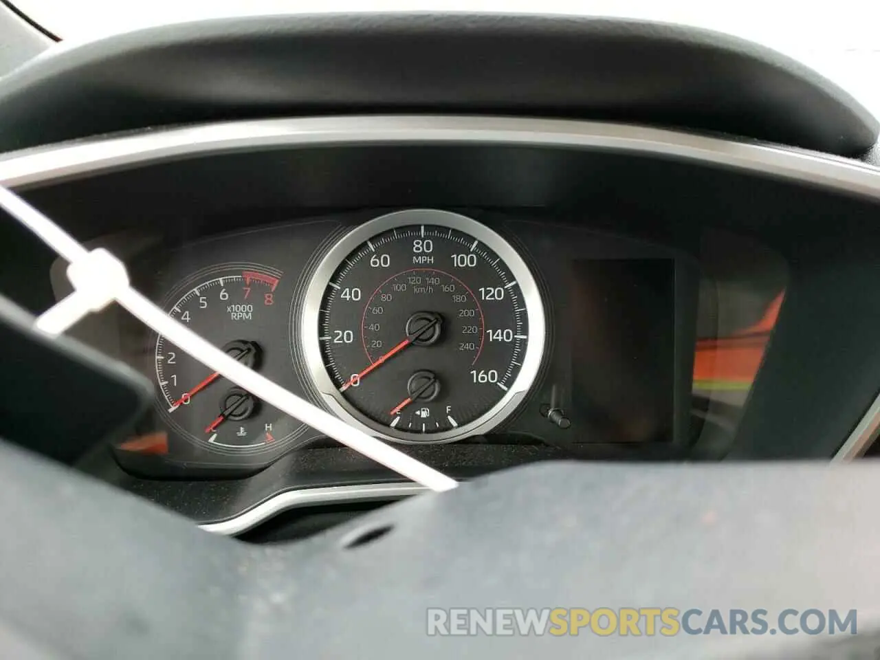 8 Photograph of a damaged car JTNK4RBE8K3035781 TOYOTA COROLLA 2019