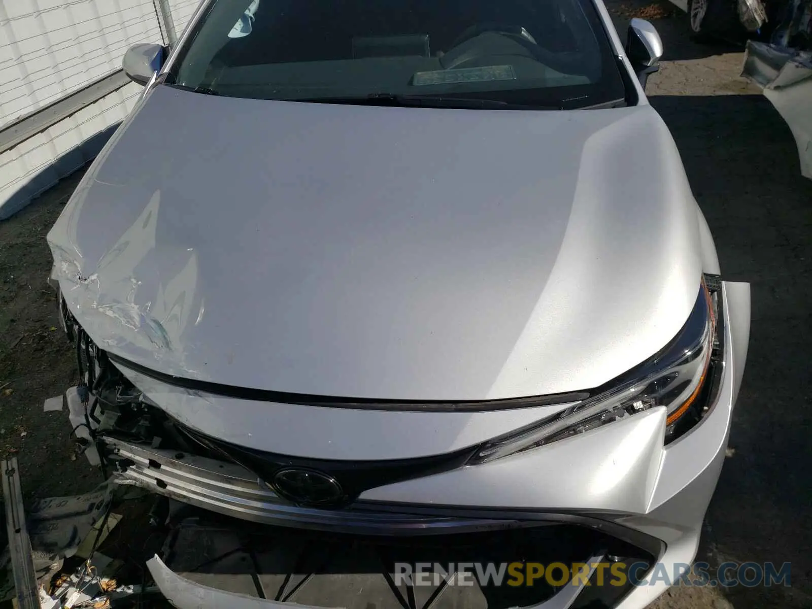 7 Photograph of a damaged car JTNK4RBE8K3046277 TOYOTA COROLLA 2019