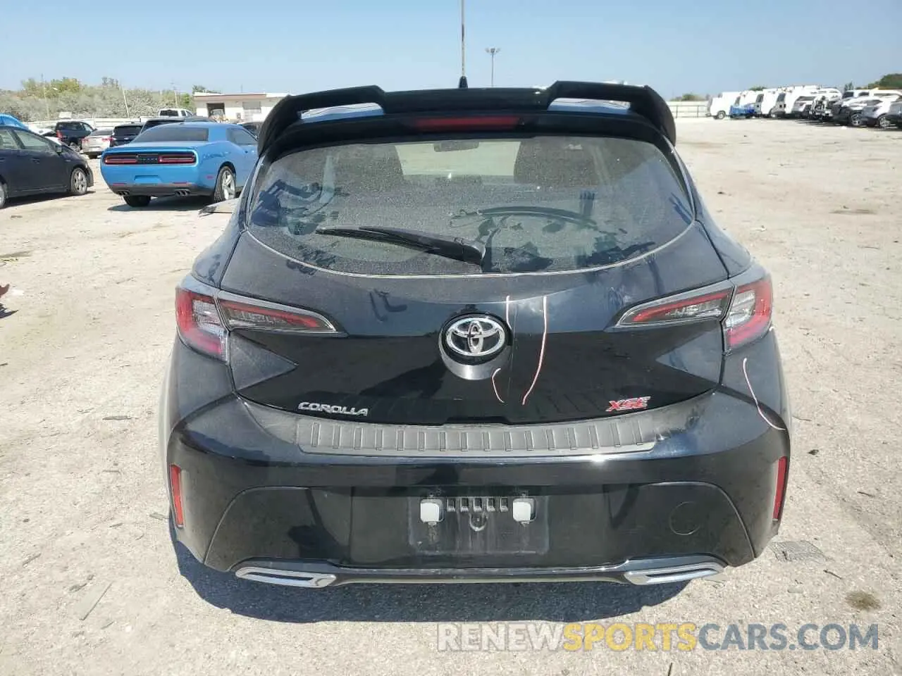 6 Photograph of a damaged car JTNK4RBE8K3049471 TOYOTA COROLLA 2019
