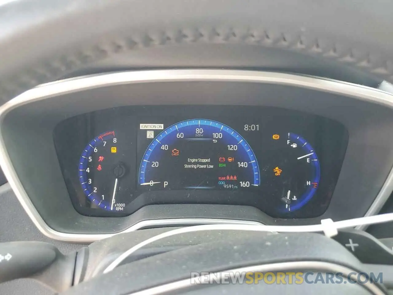 9 Photograph of a damaged car JTNK4RBE8K3049471 TOYOTA COROLLA 2019