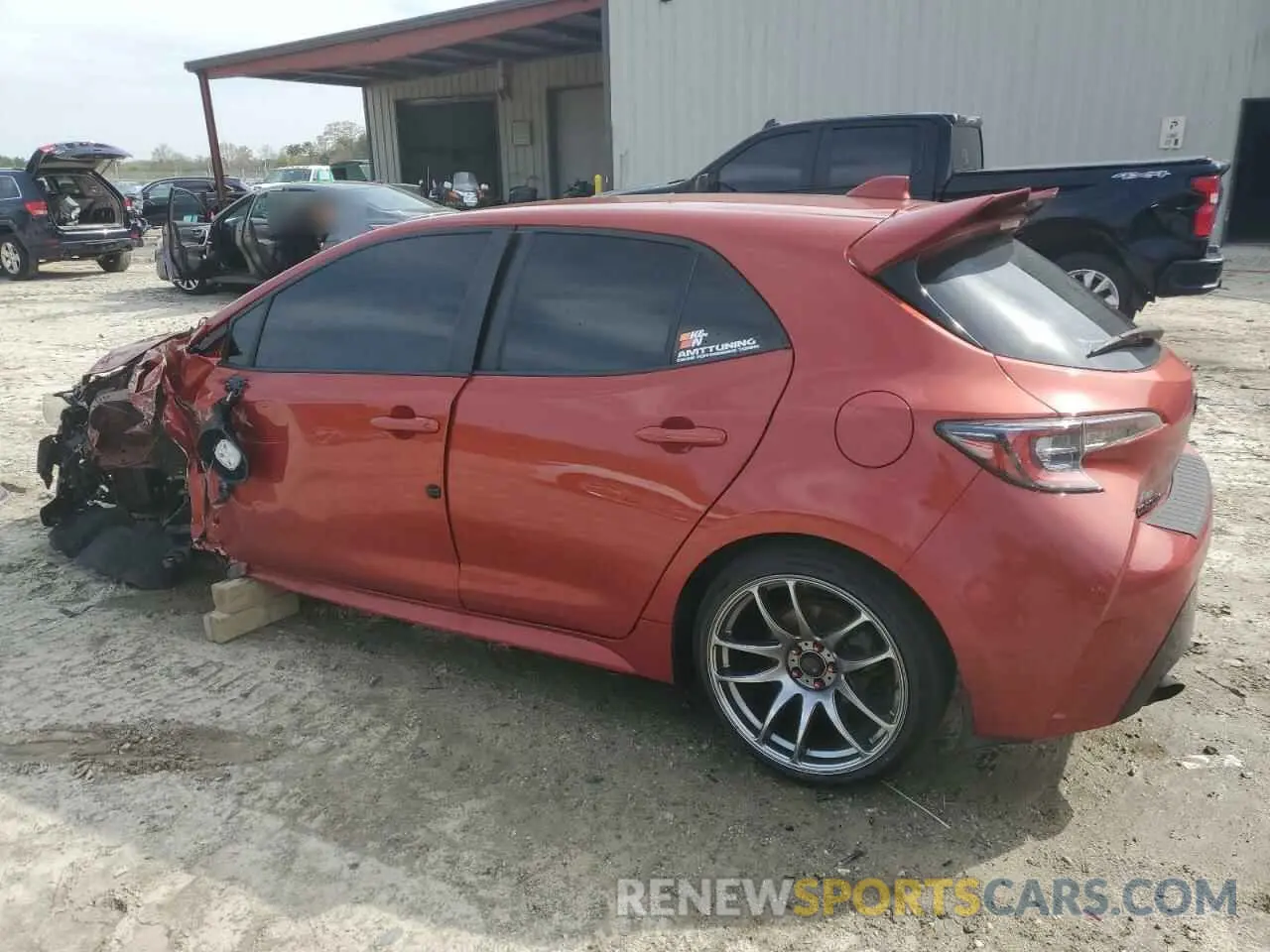 2 Фотография поврежденного автомобиля JTNK4RBE8K3052838 TOYOTA COROLLA 2019