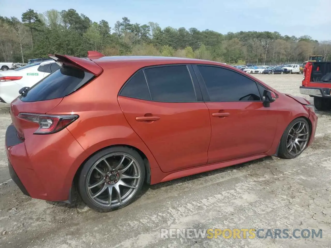 3 Фотография поврежденного автомобиля JTNK4RBE8K3052838 TOYOTA COROLLA 2019