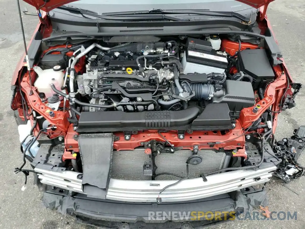7 Photograph of a damaged car JTNK4RBE8K3054508 TOYOTA COROLLA 2019