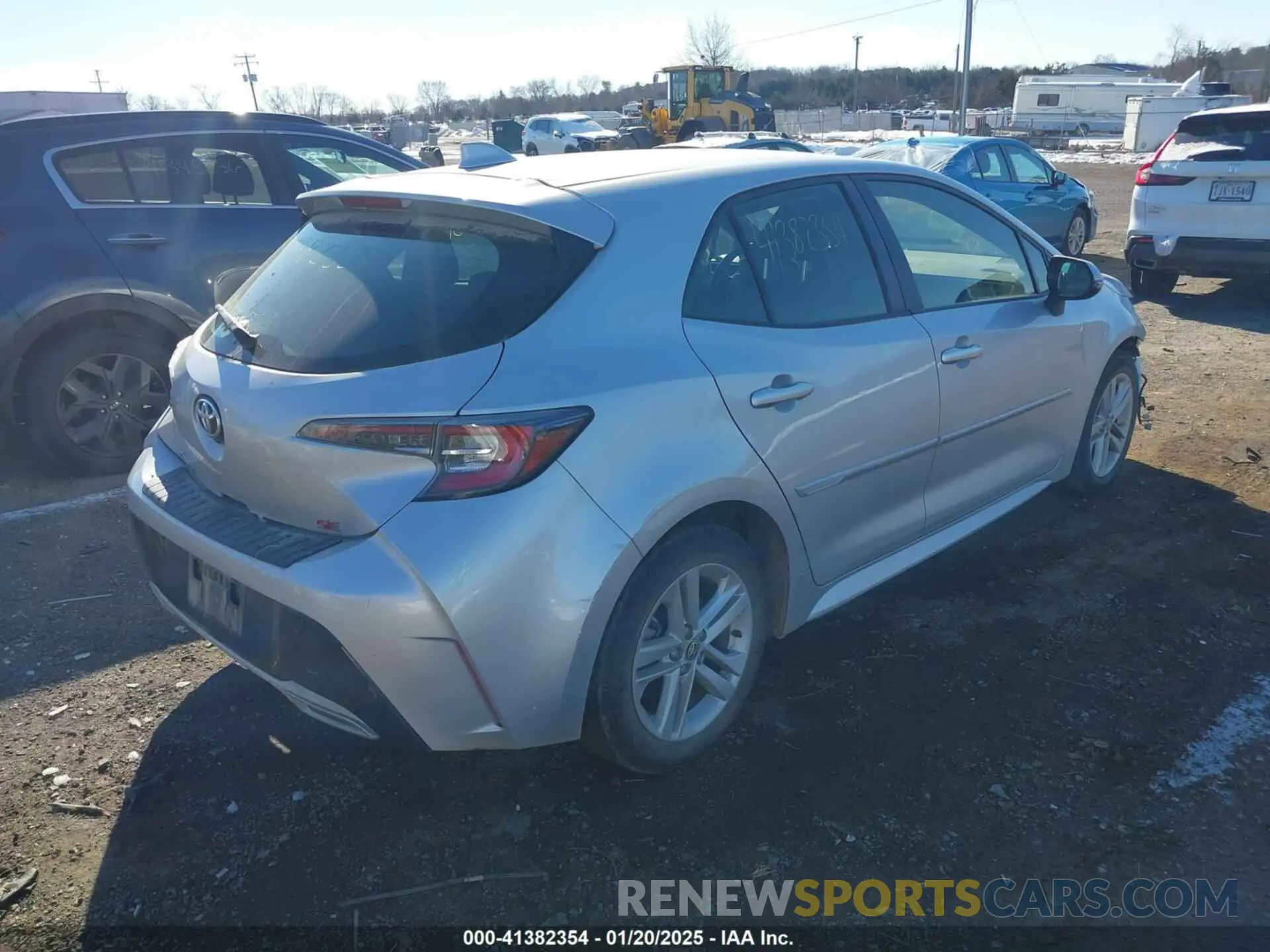 4 Photograph of a damaged car JTNK4RBE8K3059725 TOYOTA COROLLA 2019