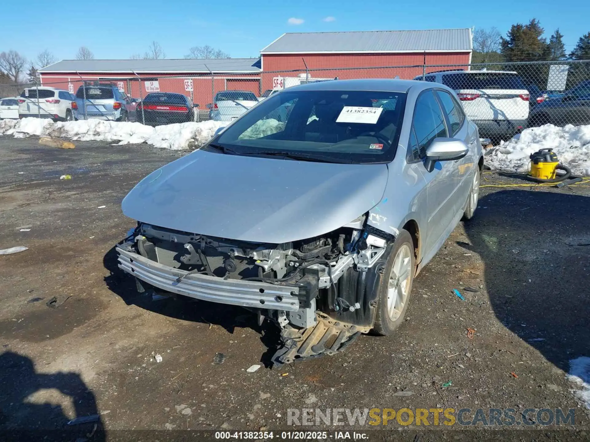 6 Photograph of a damaged car JTNK4RBE8K3059725 TOYOTA COROLLA 2019