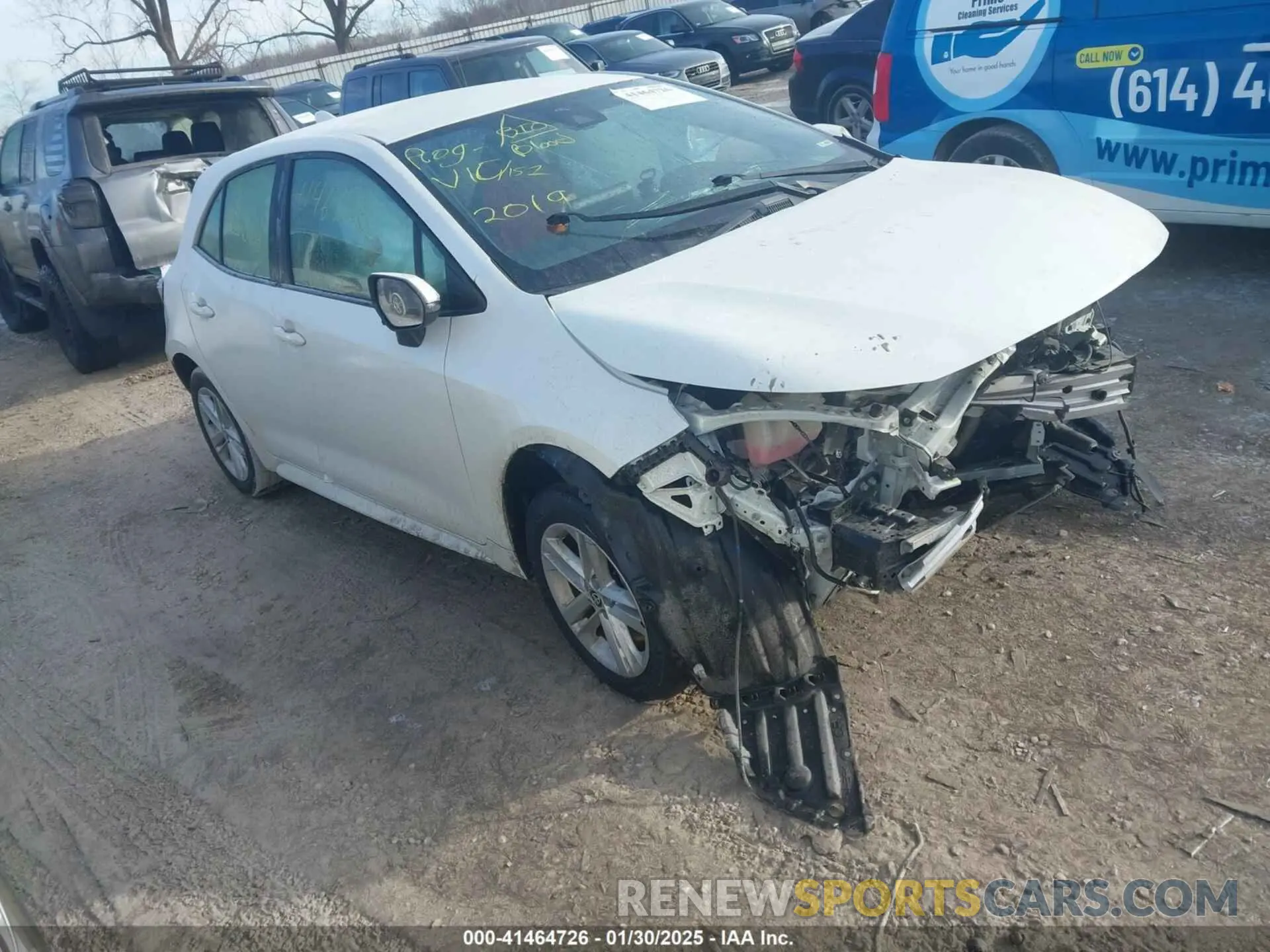 1 Фотография поврежденного автомобиля JTNK4RBE8K3067520 TOYOTA COROLLA 2019