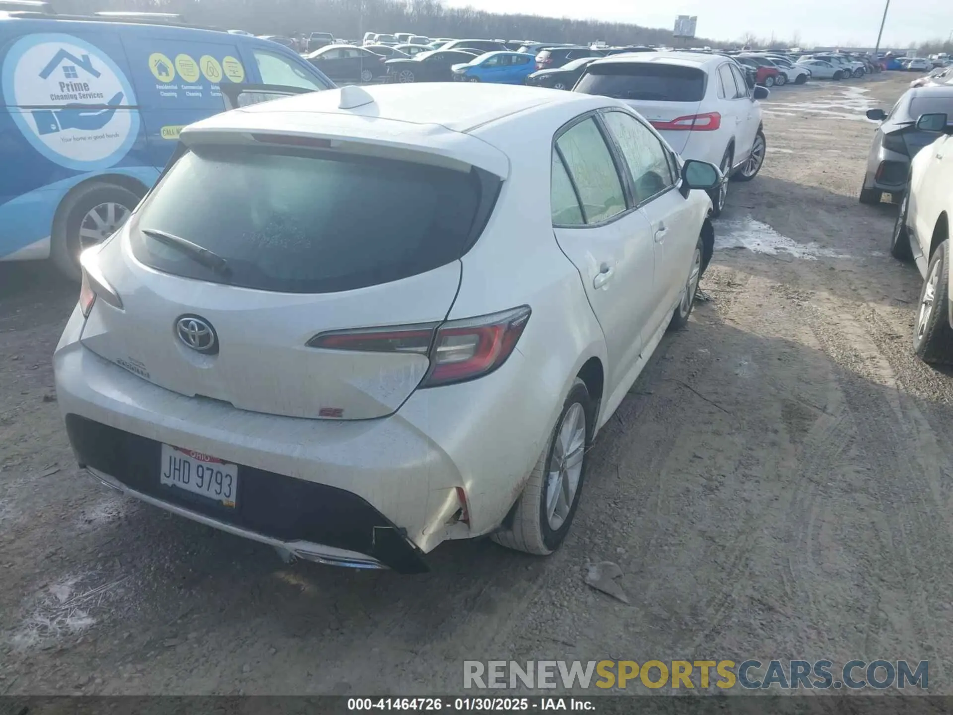 4 Фотография поврежденного автомобиля JTNK4RBE8K3067520 TOYOTA COROLLA 2019
