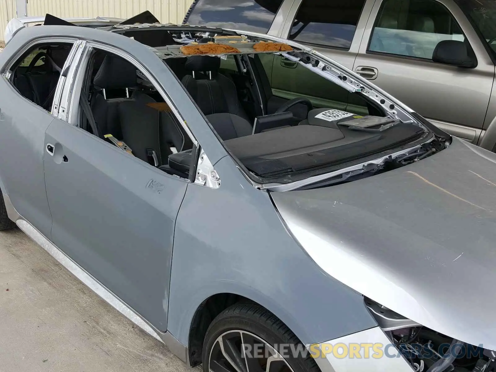 9 Photograph of a damaged car JTNK4RBE9K3005057 TOYOTA COROLLA 2019