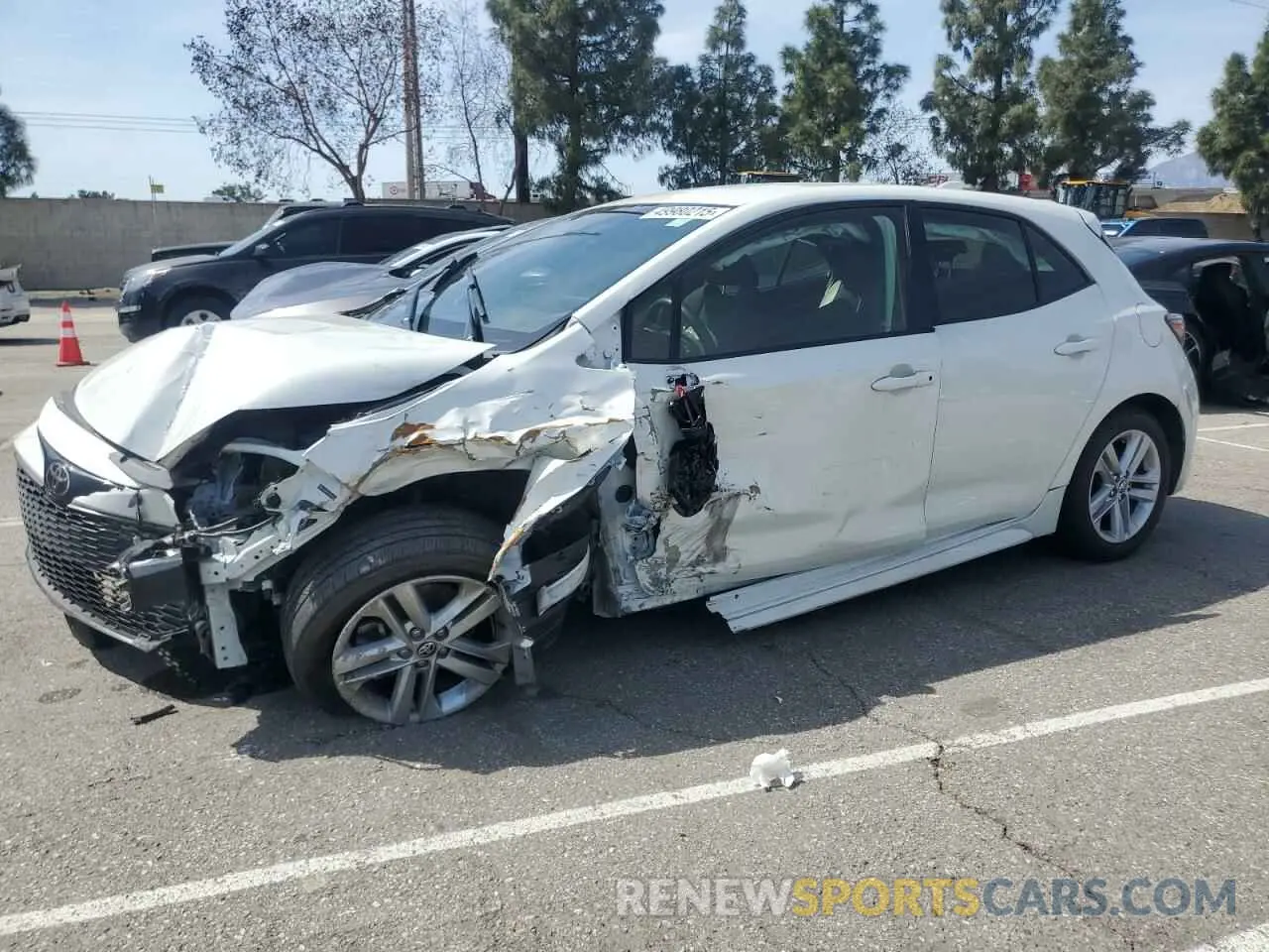 1 Фотография поврежденного автомобиля JTNK4RBE9K3008492 TOYOTA COROLLA 2019