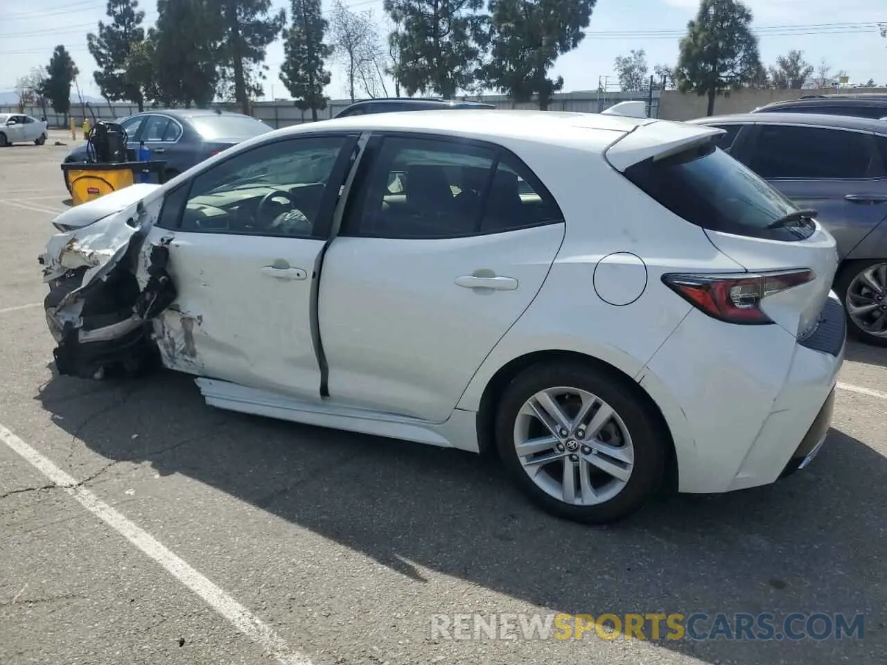 2 Фотография поврежденного автомобиля JTNK4RBE9K3008492 TOYOTA COROLLA 2019