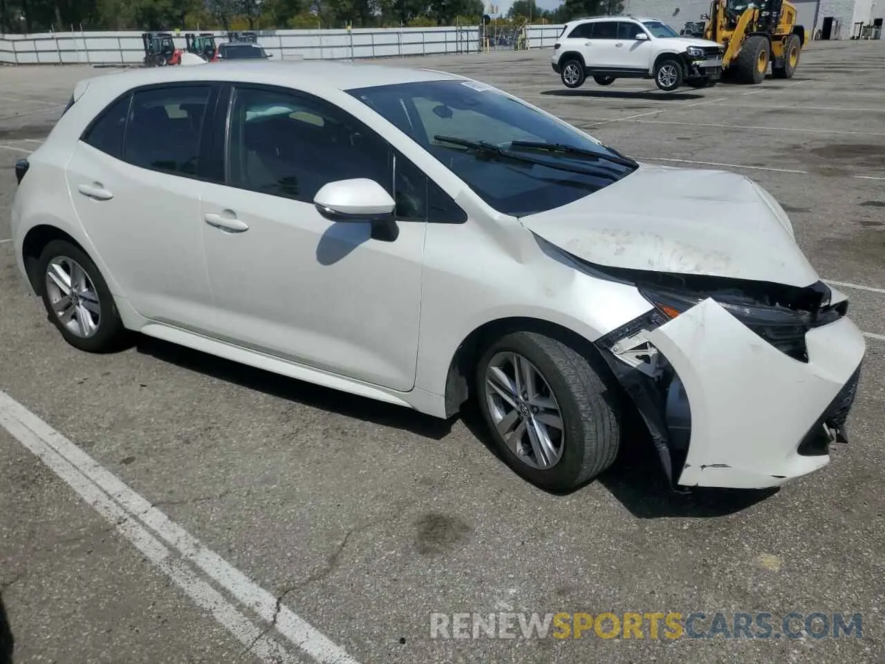 4 Фотография поврежденного автомобиля JTNK4RBE9K3008492 TOYOTA COROLLA 2019