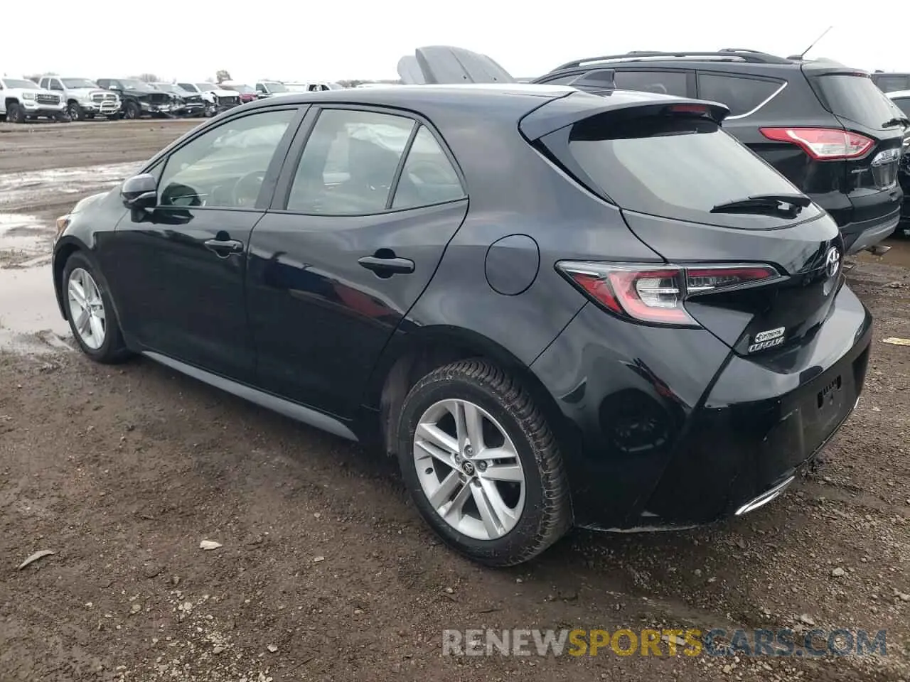 2 Photograph of a damaged car JTNK4RBE9K3008802 TOYOTA COROLLA 2019