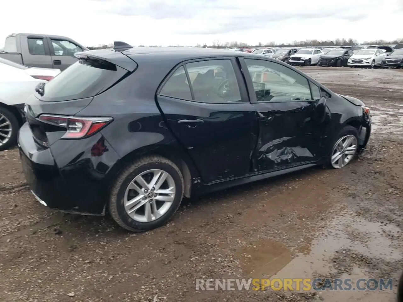 3 Photograph of a damaged car JTNK4RBE9K3008802 TOYOTA COROLLA 2019