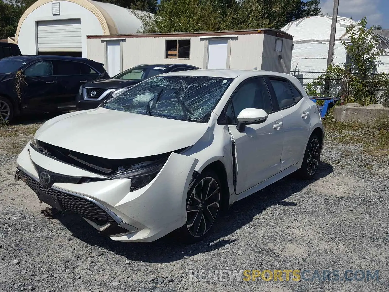 2 Photograph of a damaged car JTNK4RBE9K3016799 TOYOTA COROLLA 2019