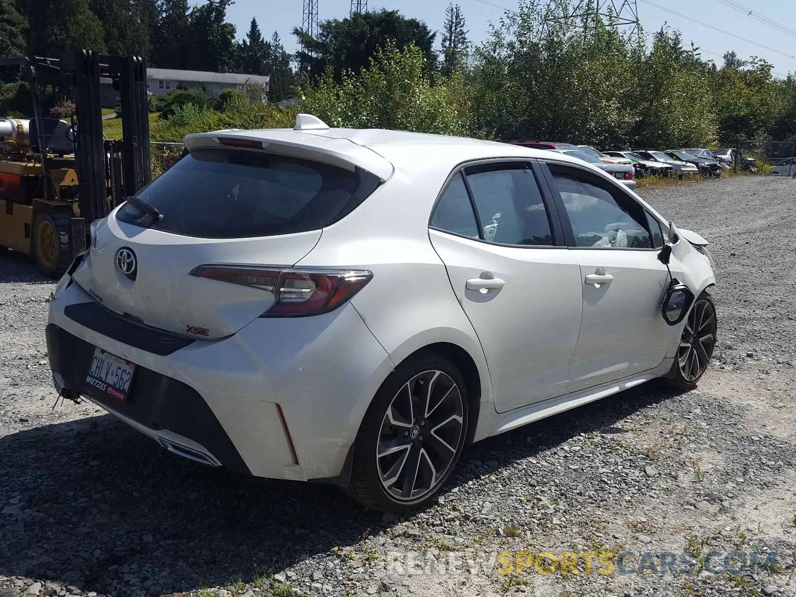 4 Photograph of a damaged car JTNK4RBE9K3016799 TOYOTA COROLLA 2019