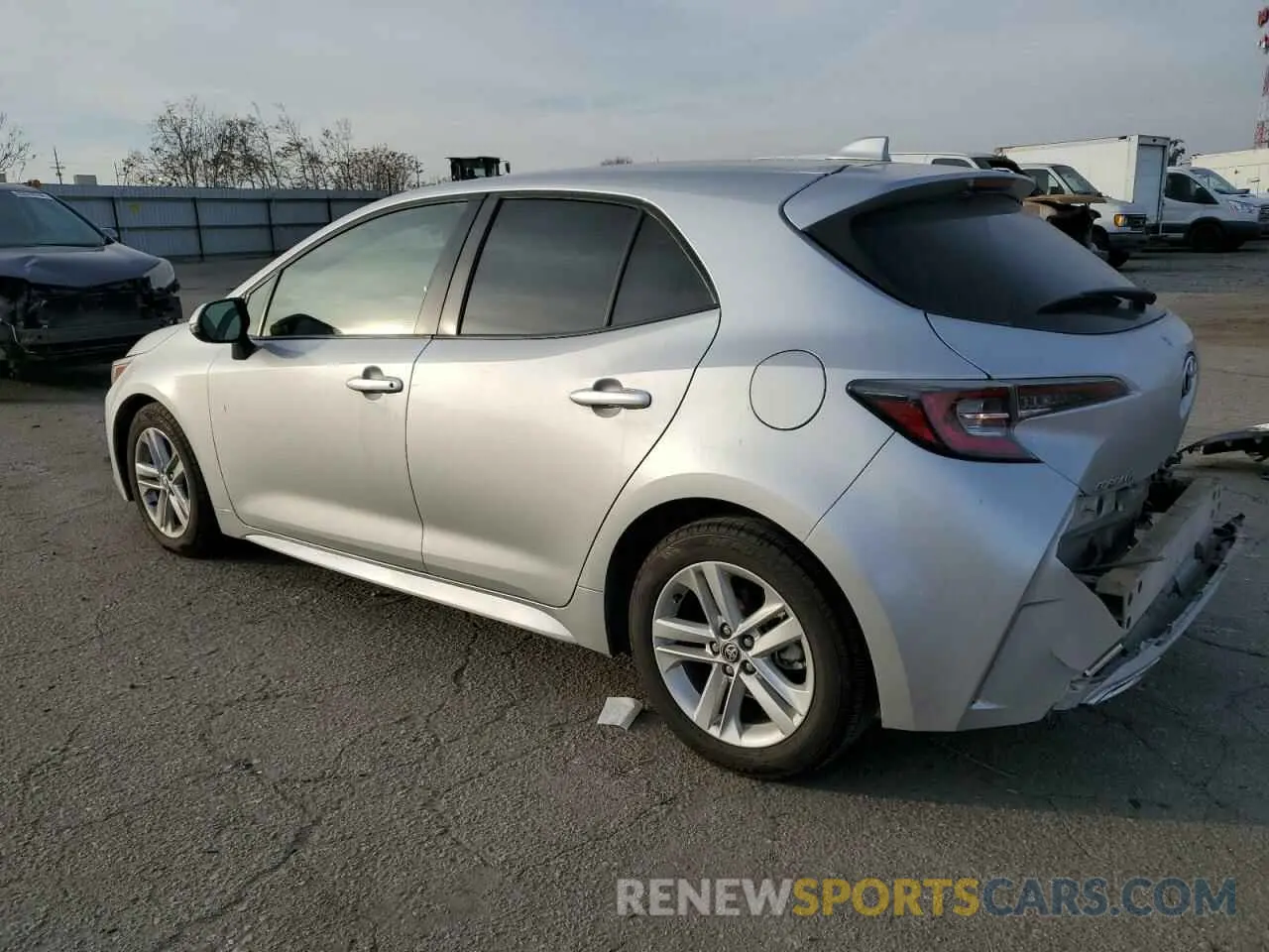 2 Фотография поврежденного автомобиля JTNK4RBE9K3022974 TOYOTA COROLLA 2019