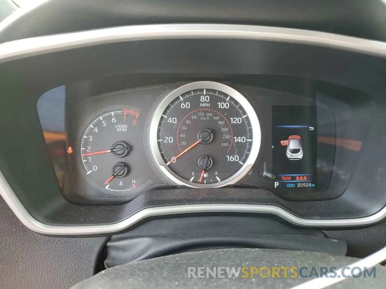 9 Фотография поврежденного автомобиля JTNK4RBE9K3022974 TOYOTA COROLLA 2019