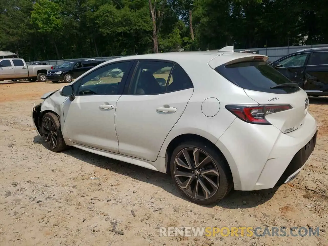 2 Photograph of a damaged car JTNK4RBE9K3024675 TOYOTA COROLLA 2019