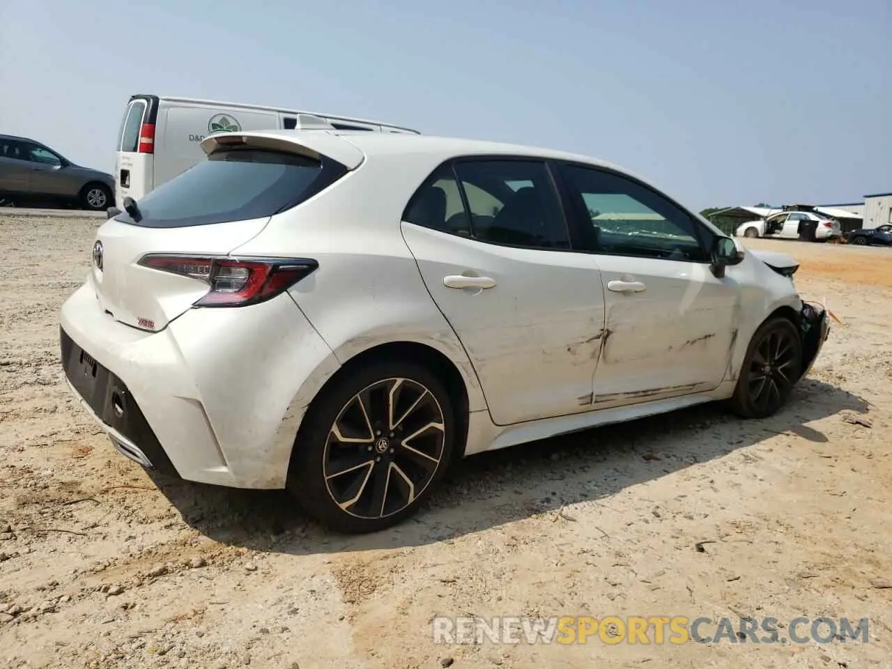 3 Photograph of a damaged car JTNK4RBE9K3024675 TOYOTA COROLLA 2019