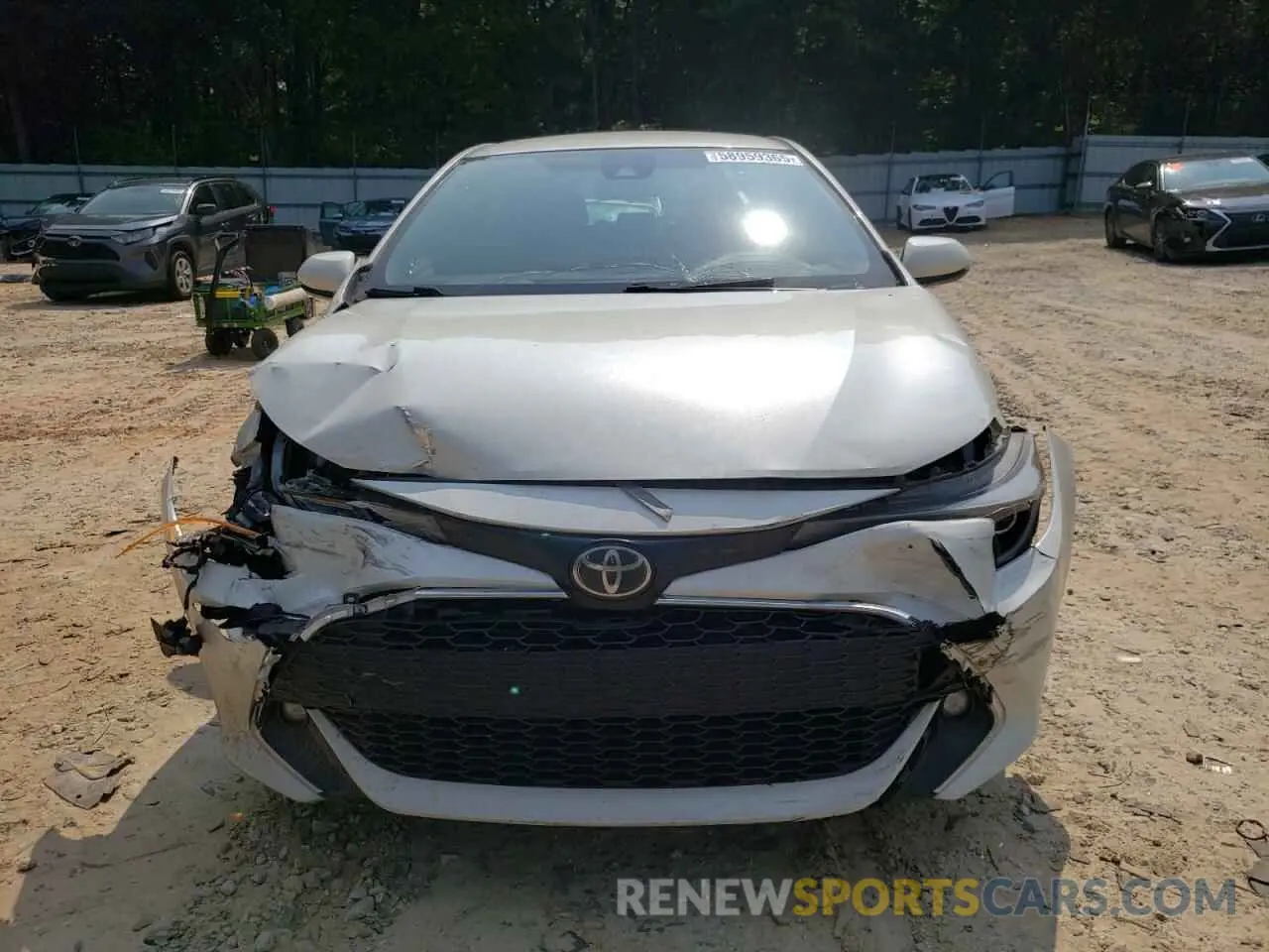 5 Photograph of a damaged car JTNK4RBE9K3024675 TOYOTA COROLLA 2019