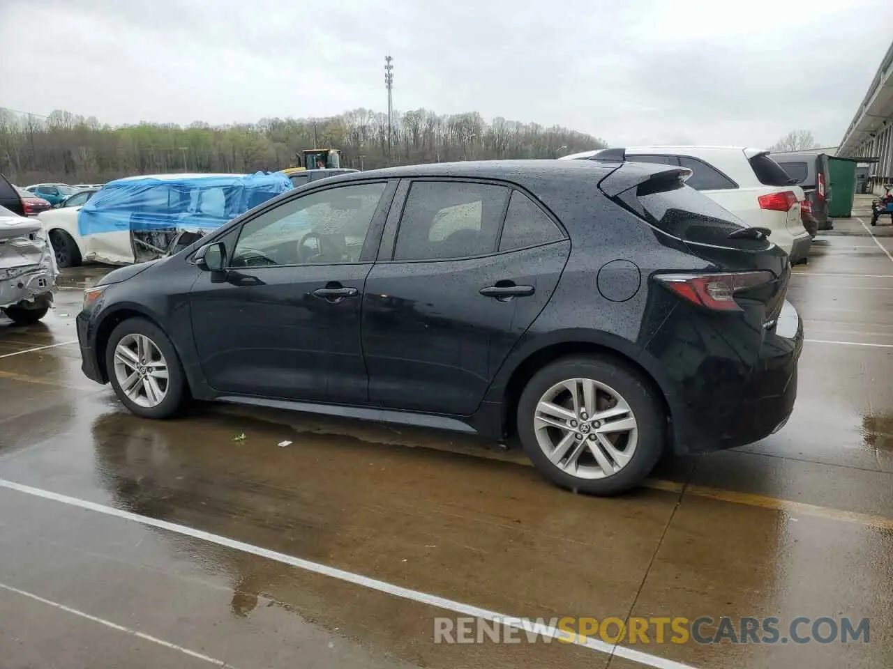 2 Photograph of a damaged car JTNK4RBE9K3027866 TOYOTA COROLLA 2019