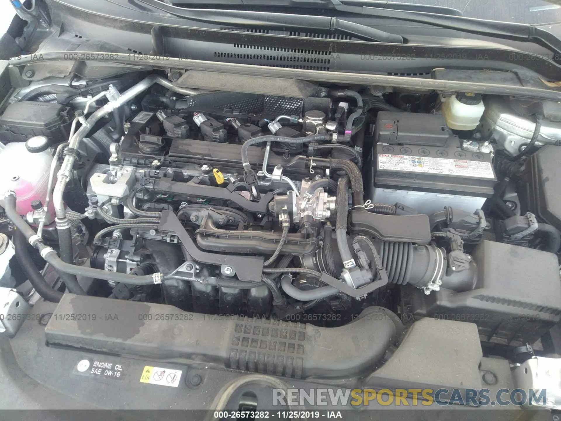 10 Photograph of a damaged car JTNK4RBE9K3033022 TOYOTA COROLLA 2019