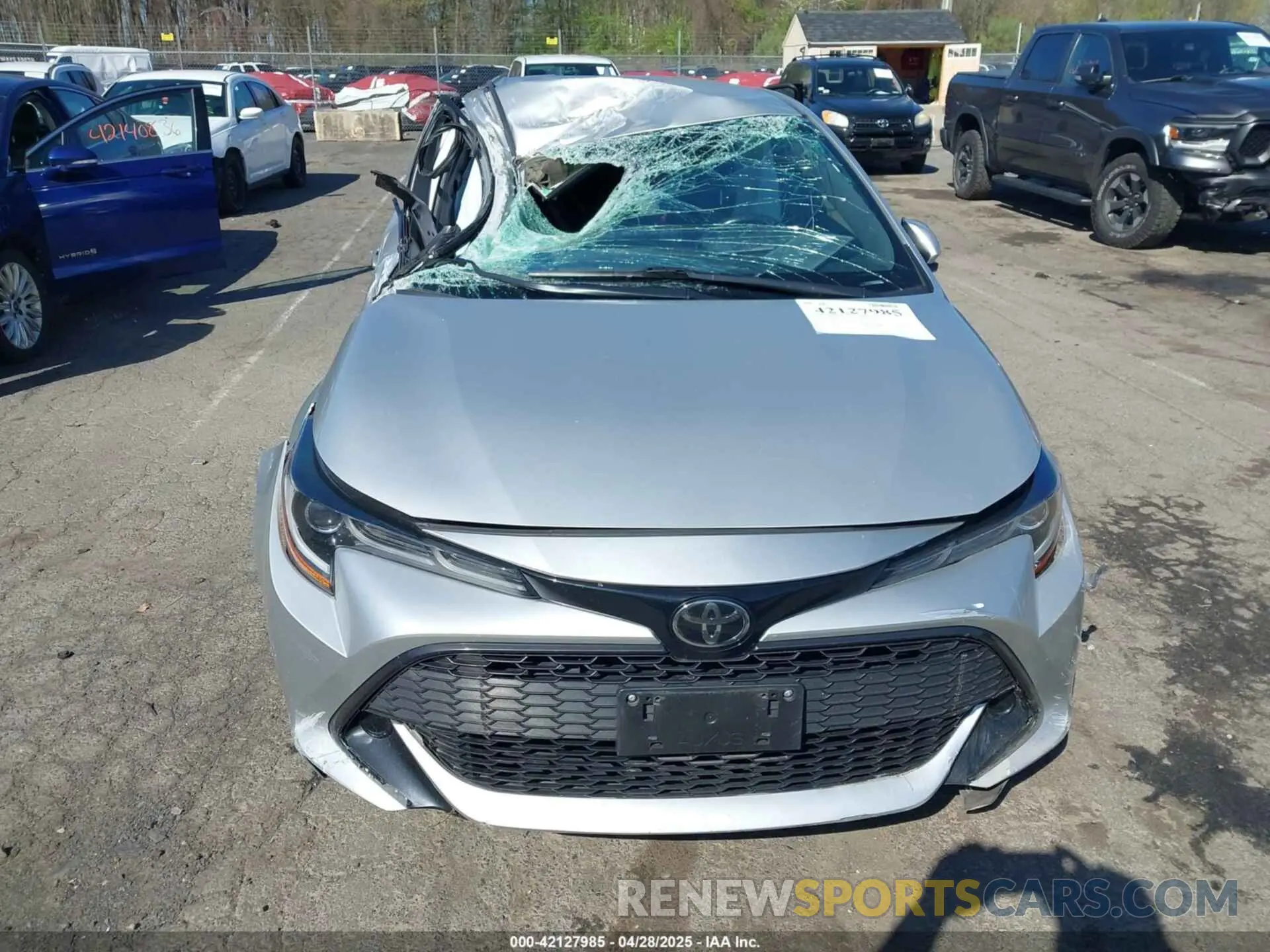 6 Photograph of a damaged car JTNK4RBE9K3037779 TOYOTA COROLLA 2019