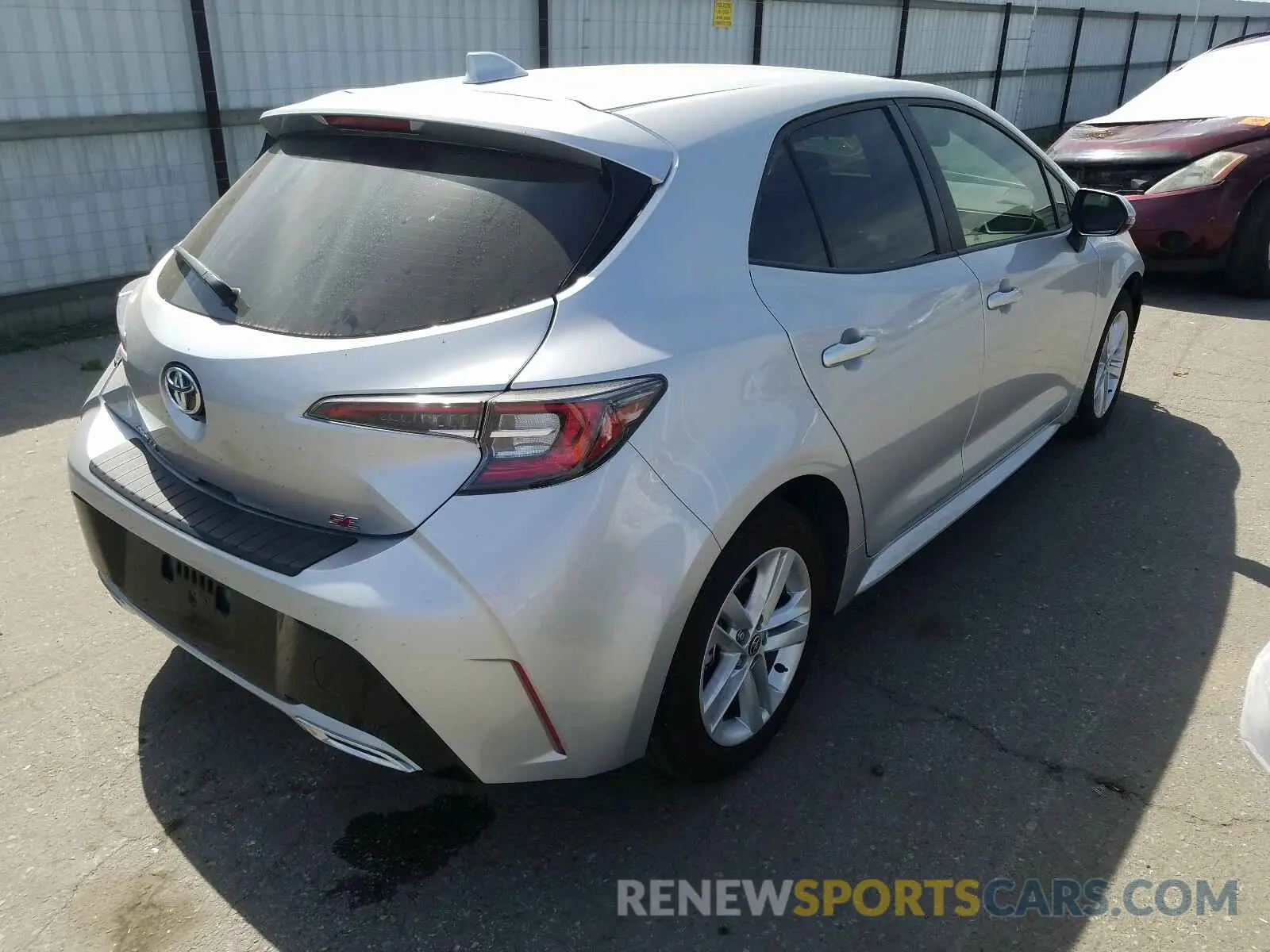 4 Photograph of a damaged car JTNK4RBE9K3045994 TOYOTA COROLLA 2019