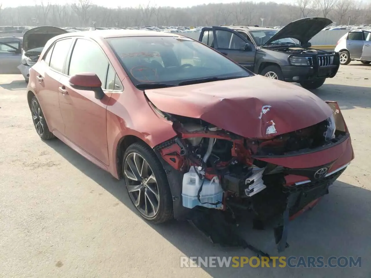 1 Фотография поврежденного автомобиля JTNK4RBEXK3002362 TOYOTA COROLLA 2019