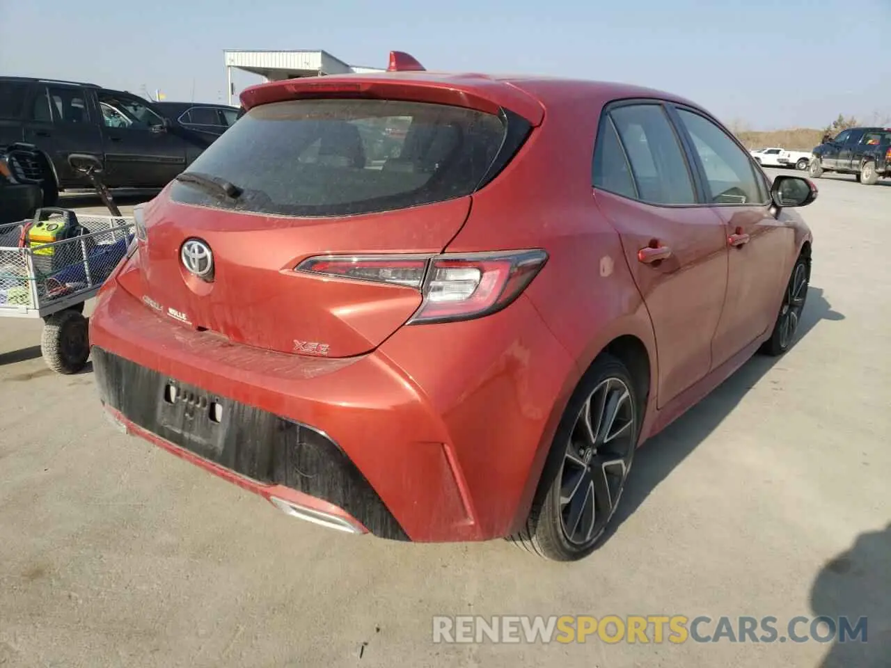 4 Фотография поврежденного автомобиля JTNK4RBEXK3002362 TOYOTA COROLLA 2019