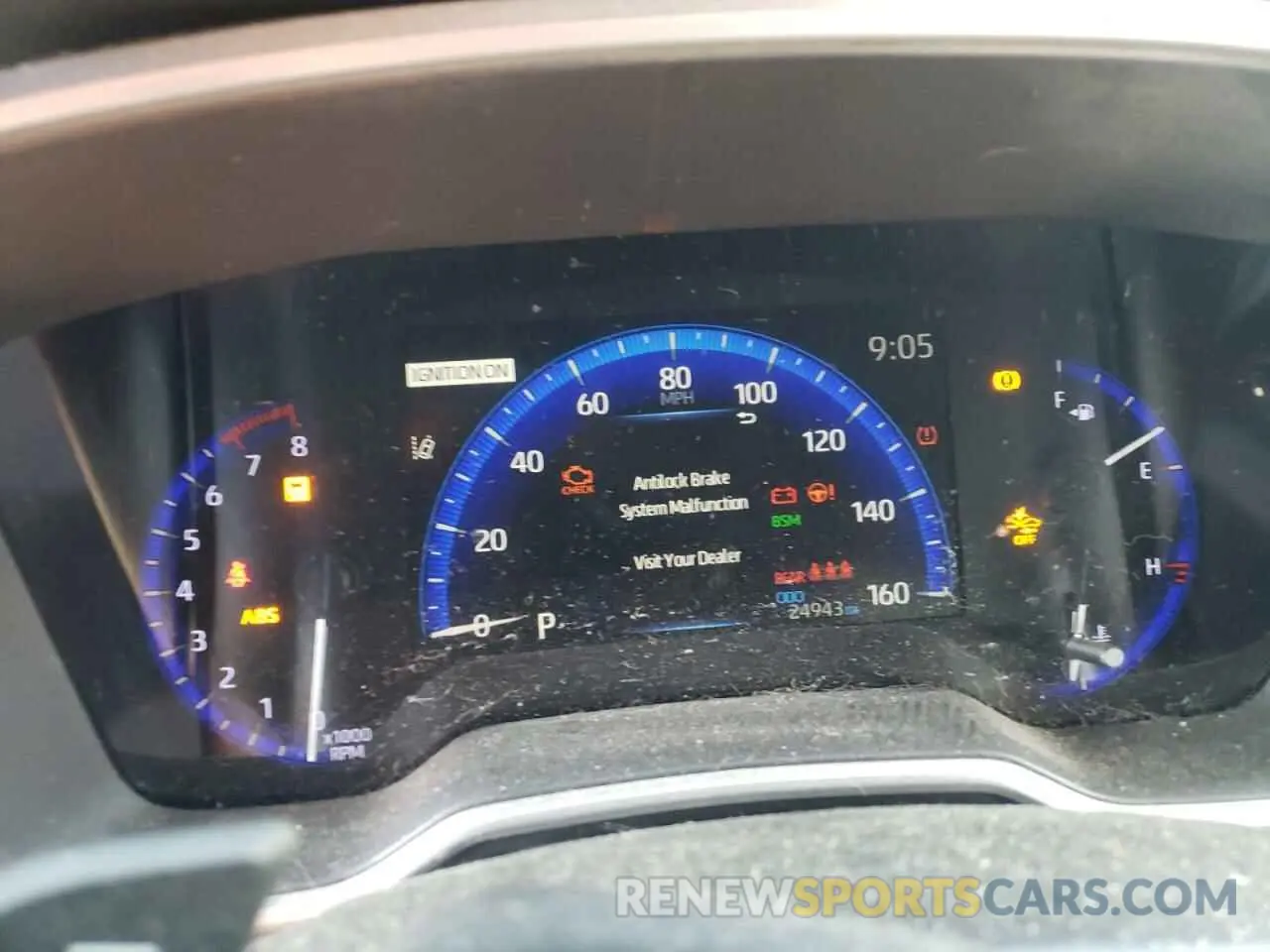 8 Фотография поврежденного автомобиля JTNK4RBEXK3002362 TOYOTA COROLLA 2019