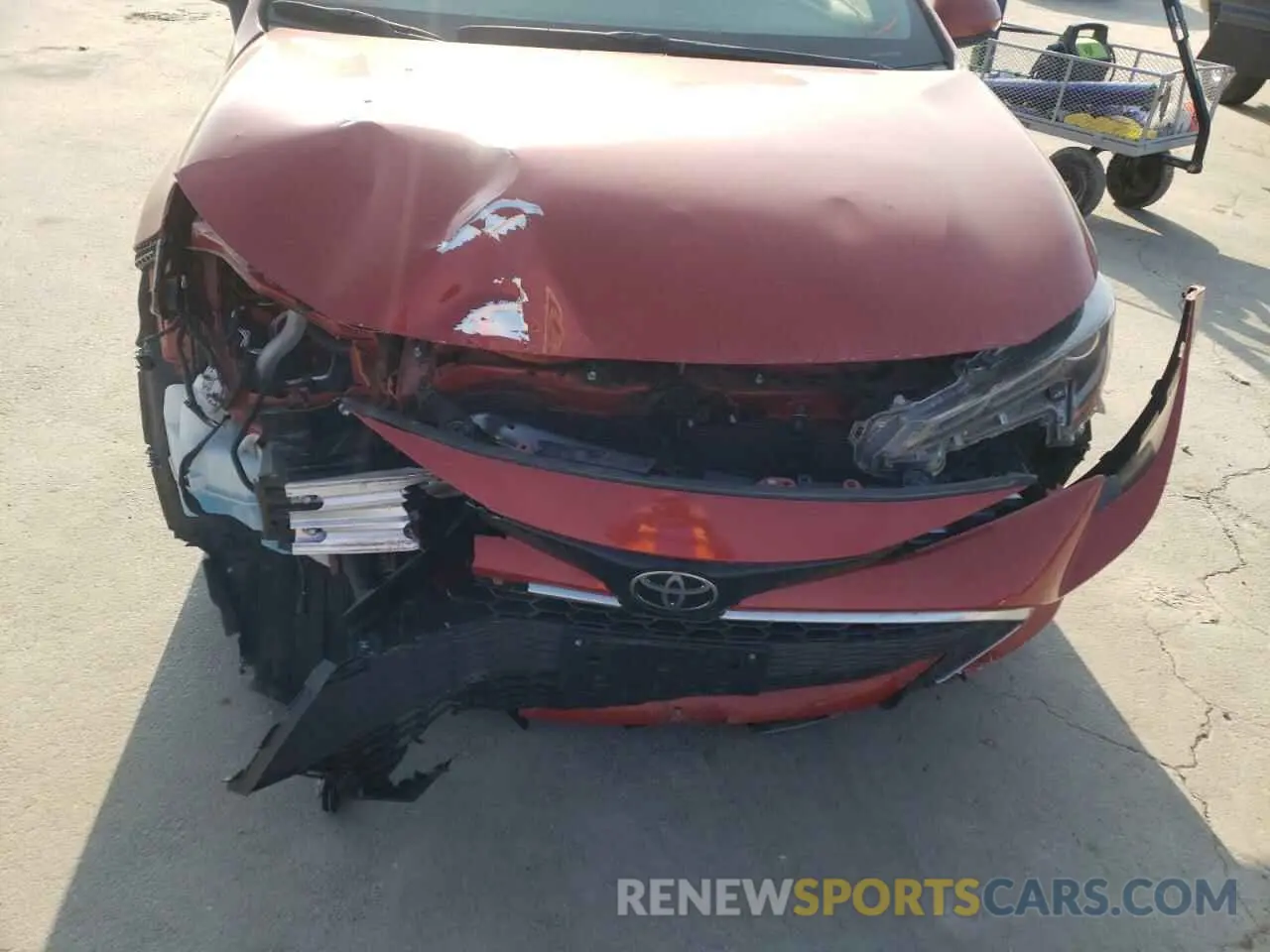 9 Фотография поврежденного автомобиля JTNK4RBEXK3002362 TOYOTA COROLLA 2019