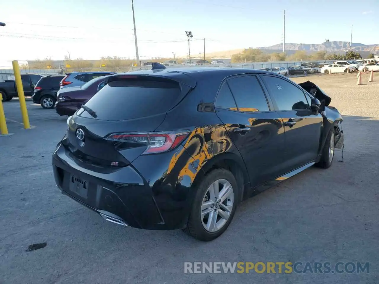 3 Фотография поврежденного автомобиля JTNK4RBEXK3014026 TOYOTA COROLLA 2019
