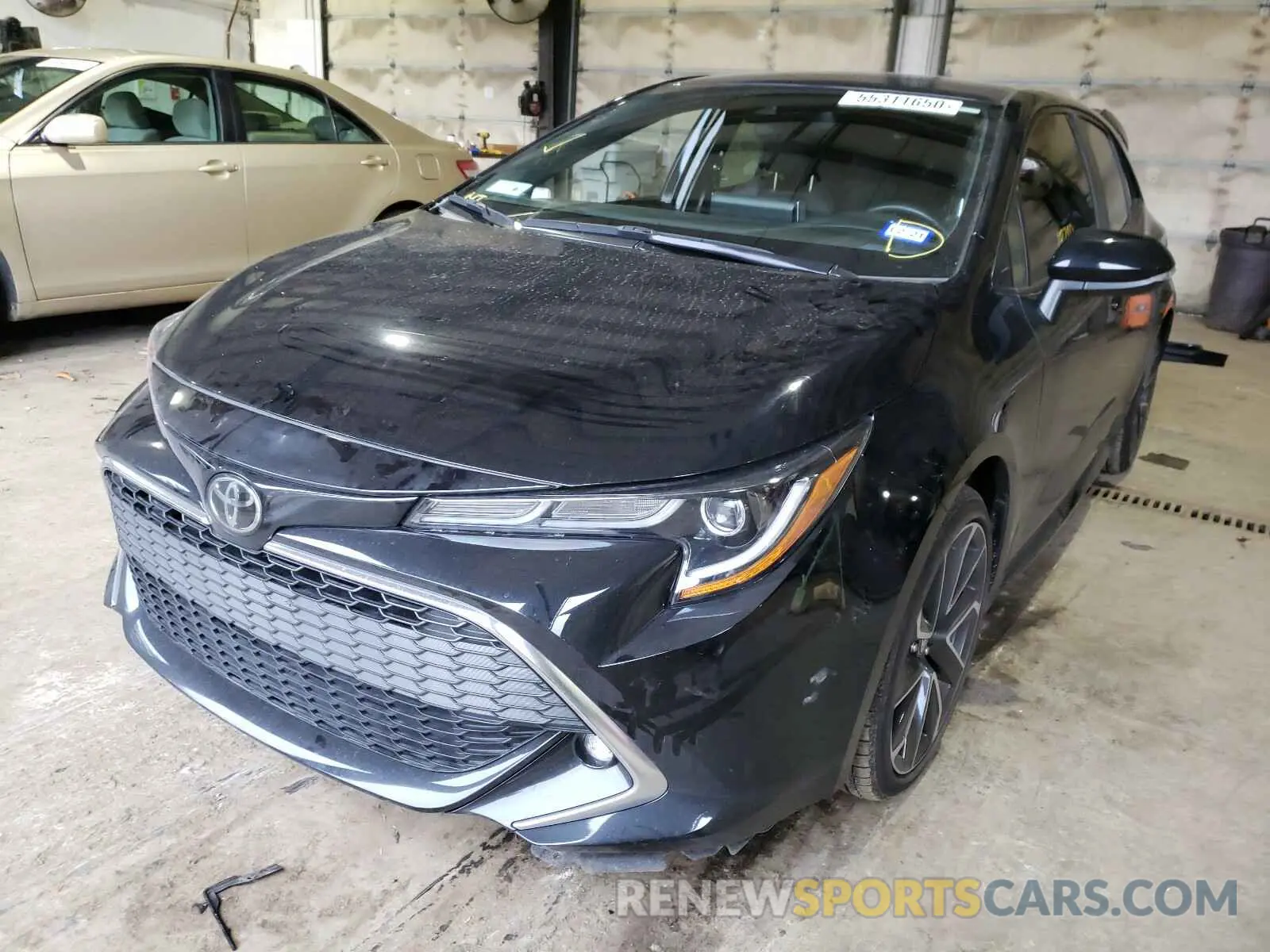 2 Photograph of a damaged car JTNK4RBEXK3029660 TOYOTA COROLLA 2019