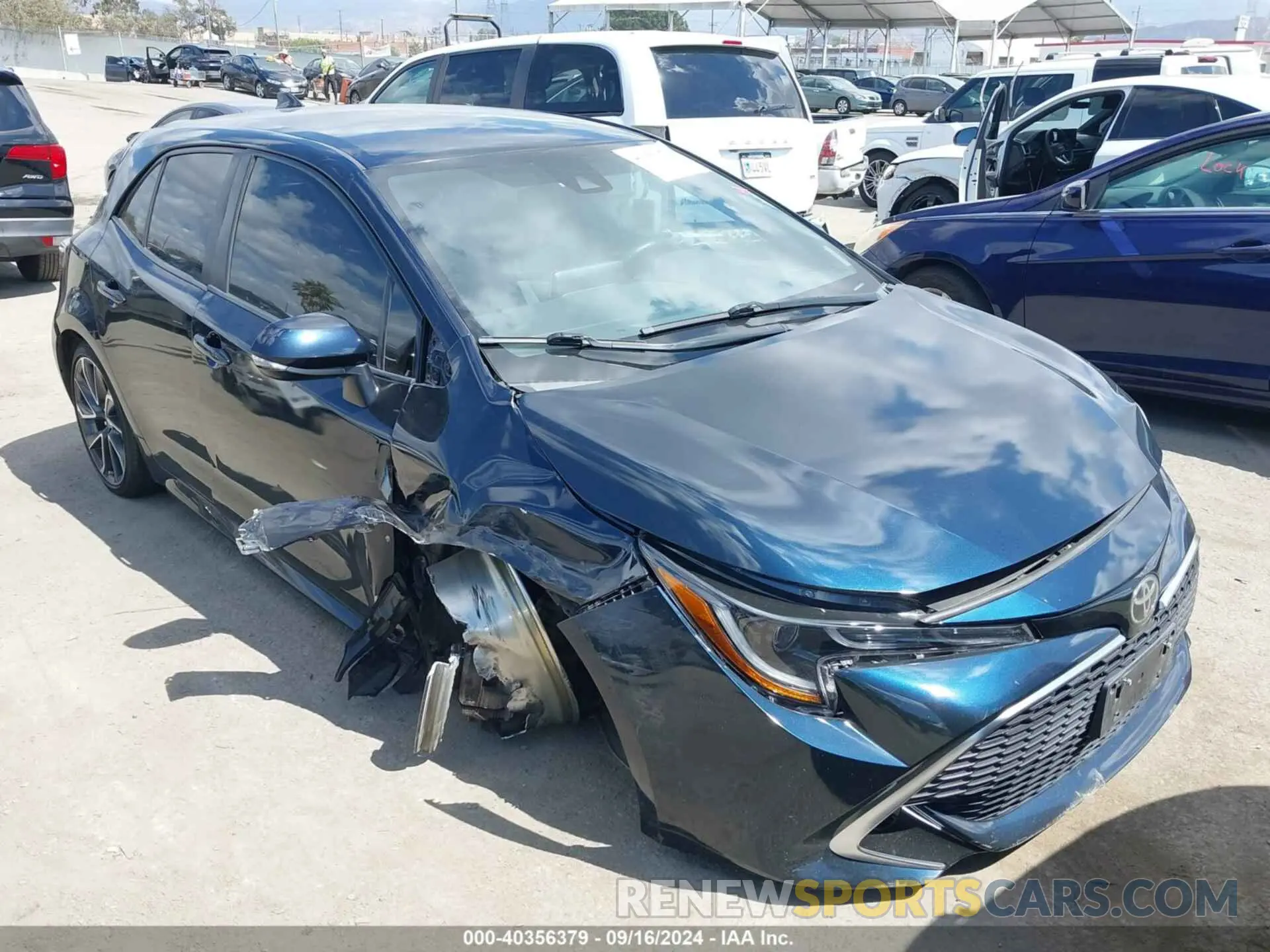 1 Фотография поврежденного автомобиля JTNK4RBEXK3032400 TOYOTA COROLLA 2019