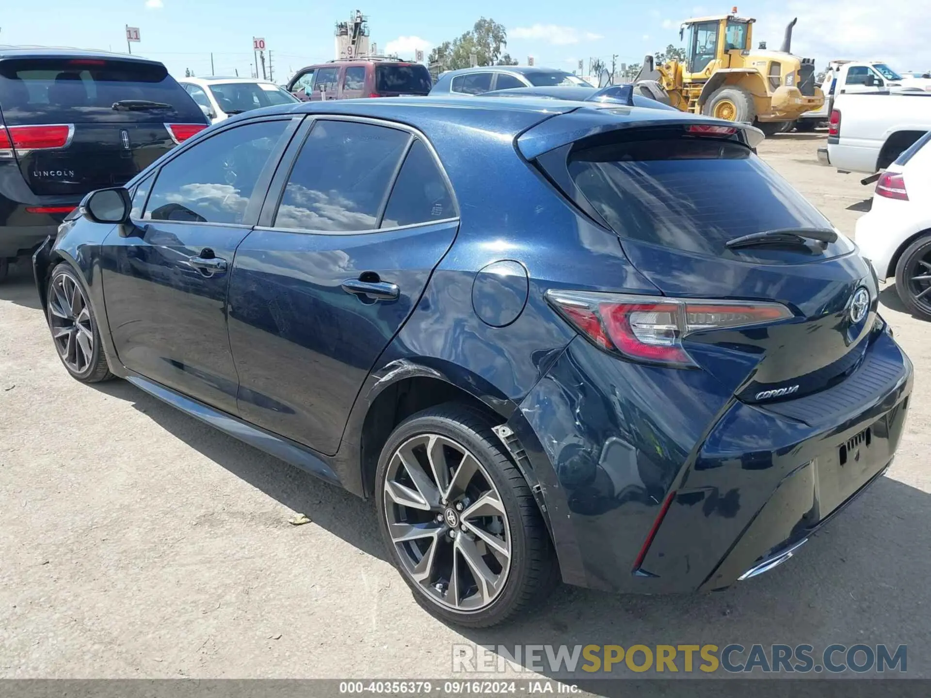 3 Фотография поврежденного автомобиля JTNK4RBEXK3032400 TOYOTA COROLLA 2019