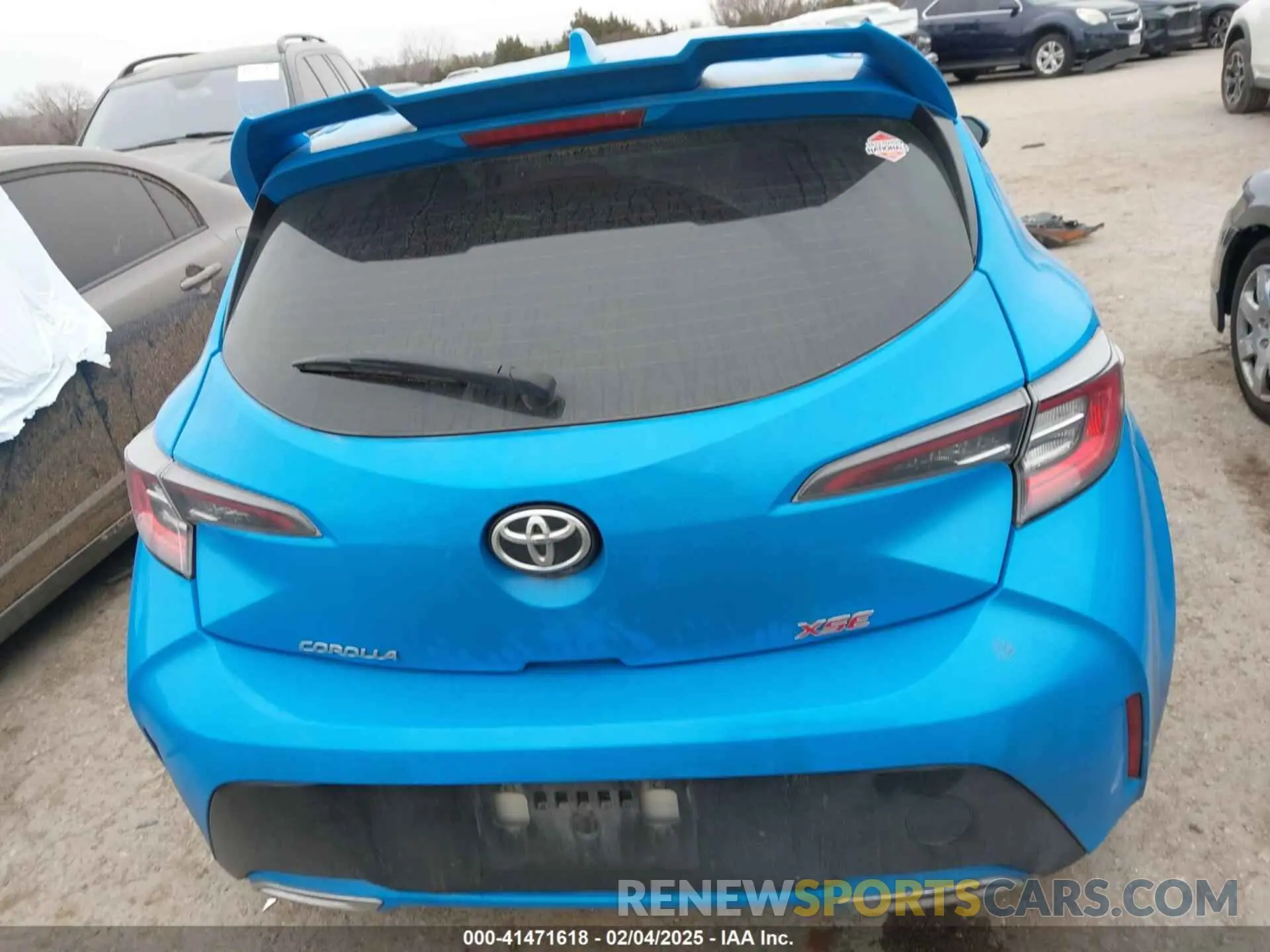 17 Photograph of a damaged car JTNK4RBEXK3033062 TOYOTA COROLLA 2019