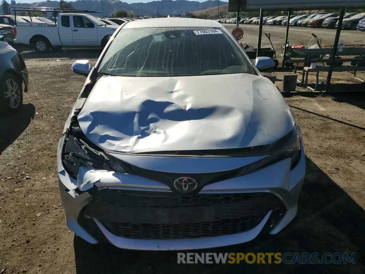 5 Photograph of a damaged car JTNK4RBEXK3040366 TOYOTA COROLLA 2019