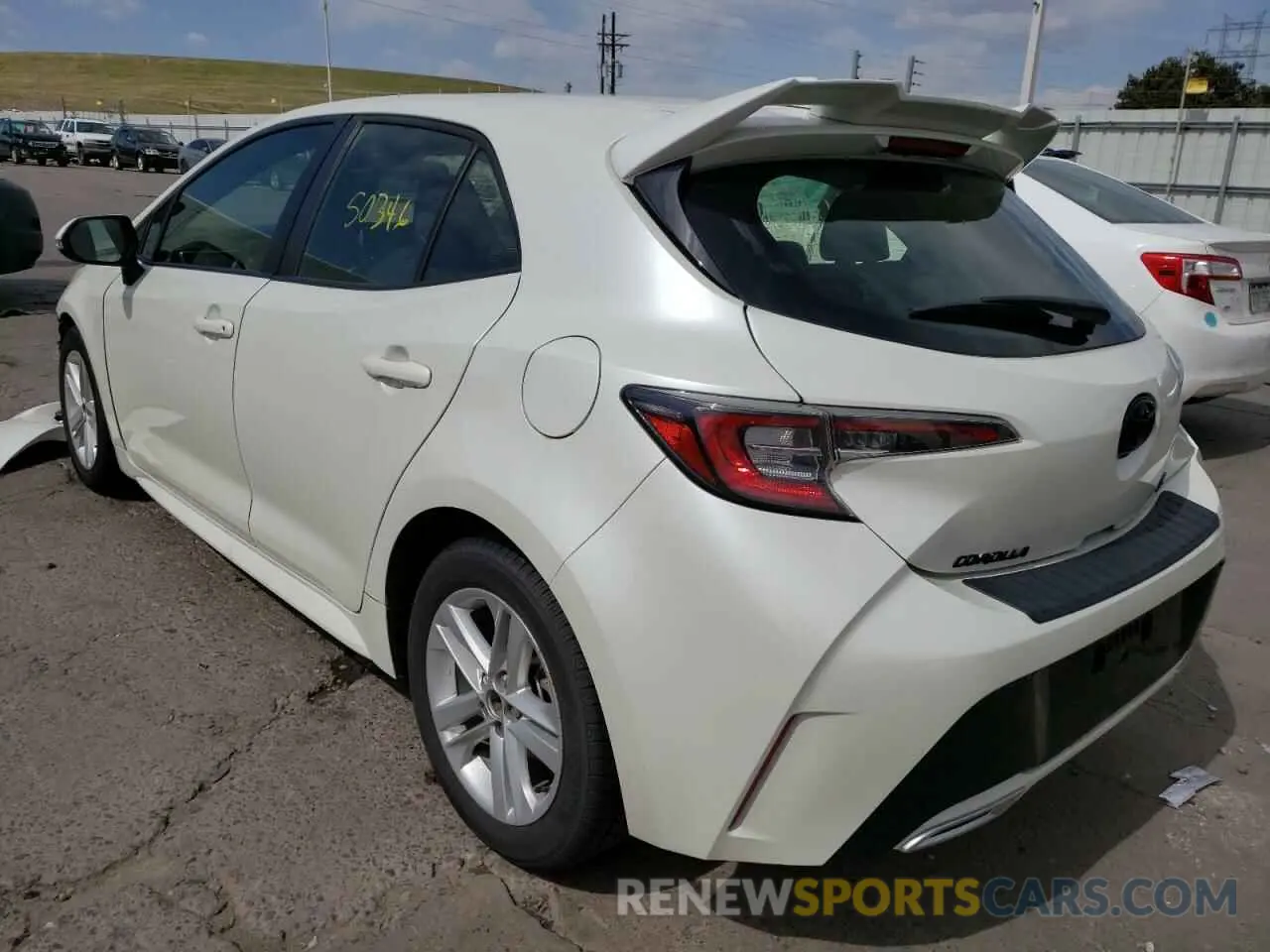 3 Фотография поврежденного автомобиля JTNK4RBEXK3040609 TOYOTA COROLLA 2019