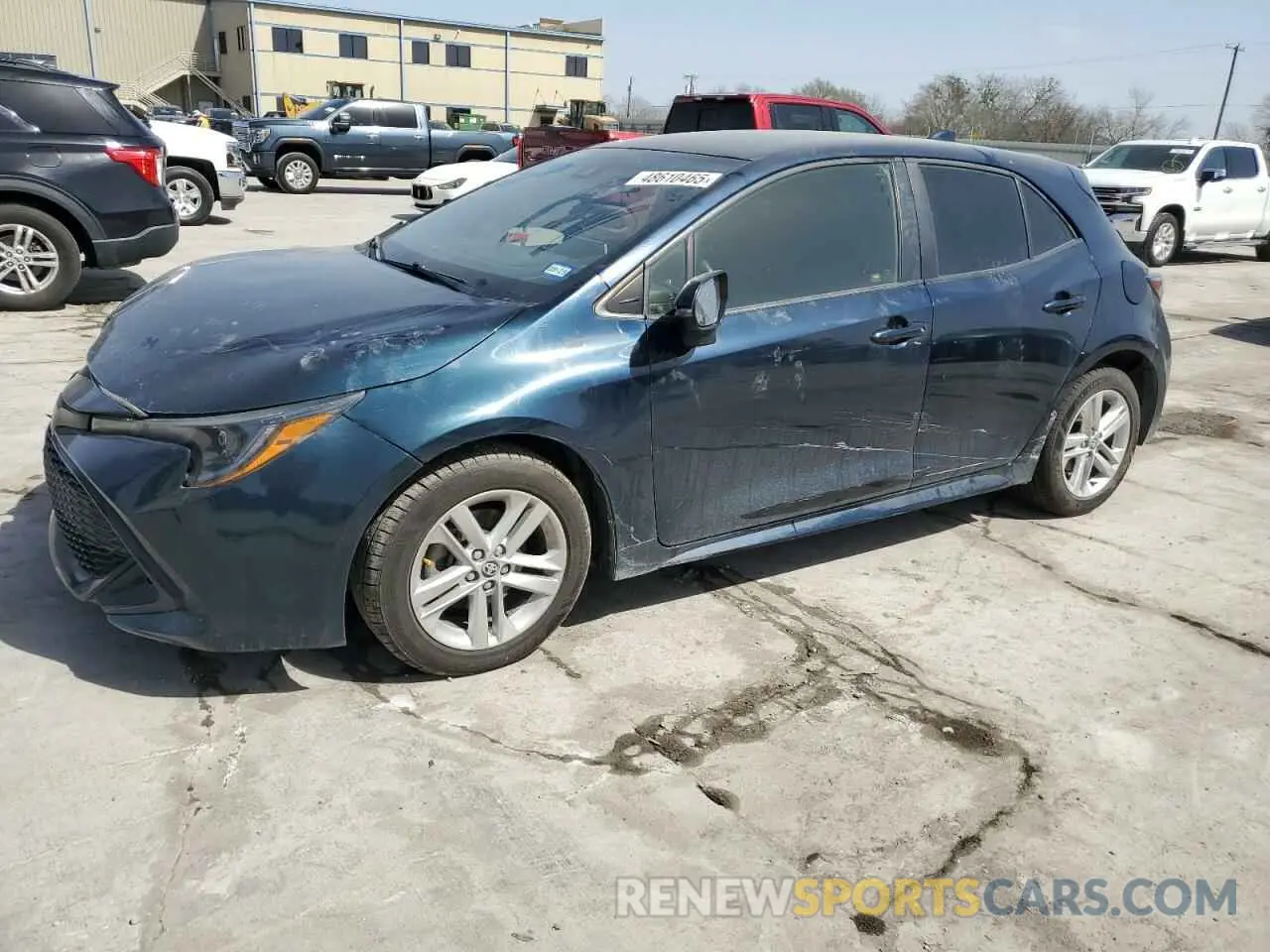 1 Photograph of a damaged car JTNK4RBEXK3051027 TOYOTA COROLLA 2019