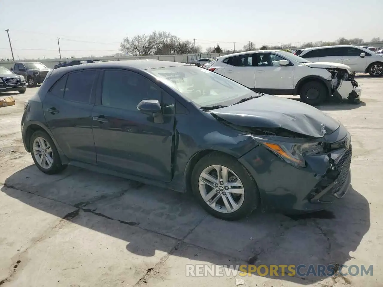4 Photograph of a damaged car JTNK4RBEXK3051027 TOYOTA COROLLA 2019