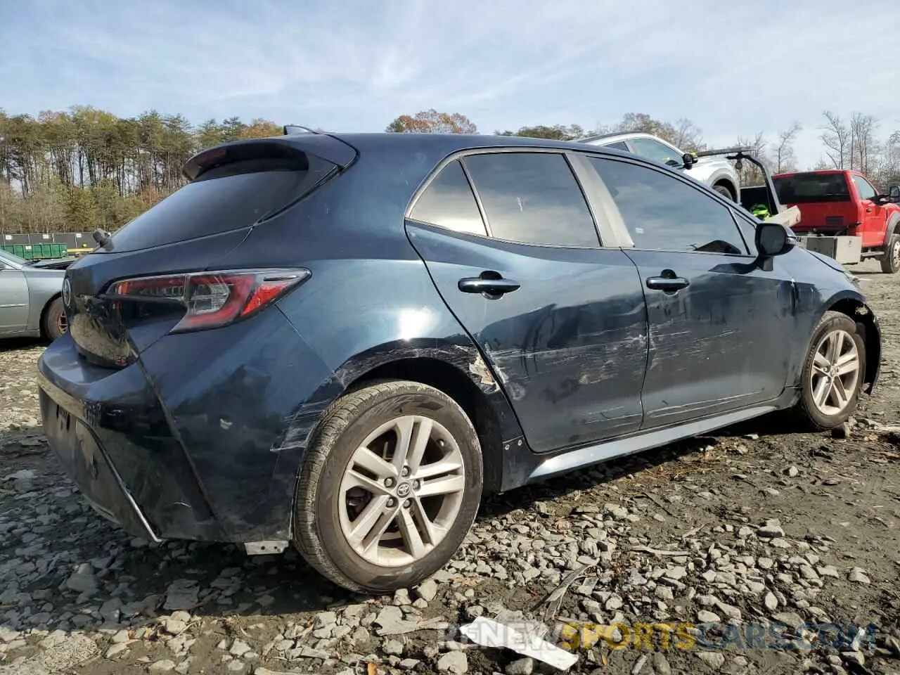 3 Фотография поврежденного автомобиля JTNK4RBEXK3069673 TOYOTA COROLLA 2019