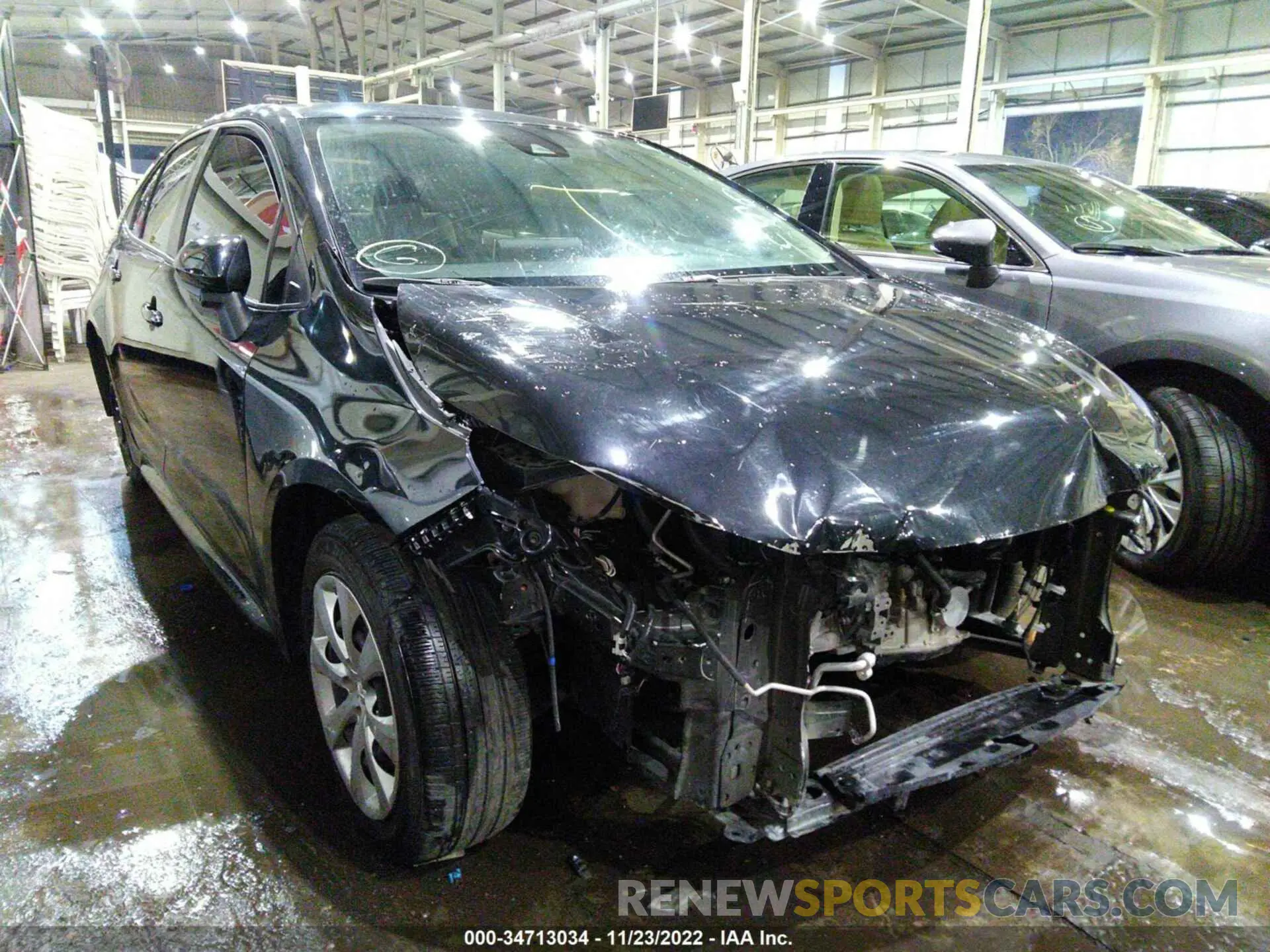 1 Photograph of a damaged car 00DEPRAE5LJ084654 TOYOTA COROLLA 2020