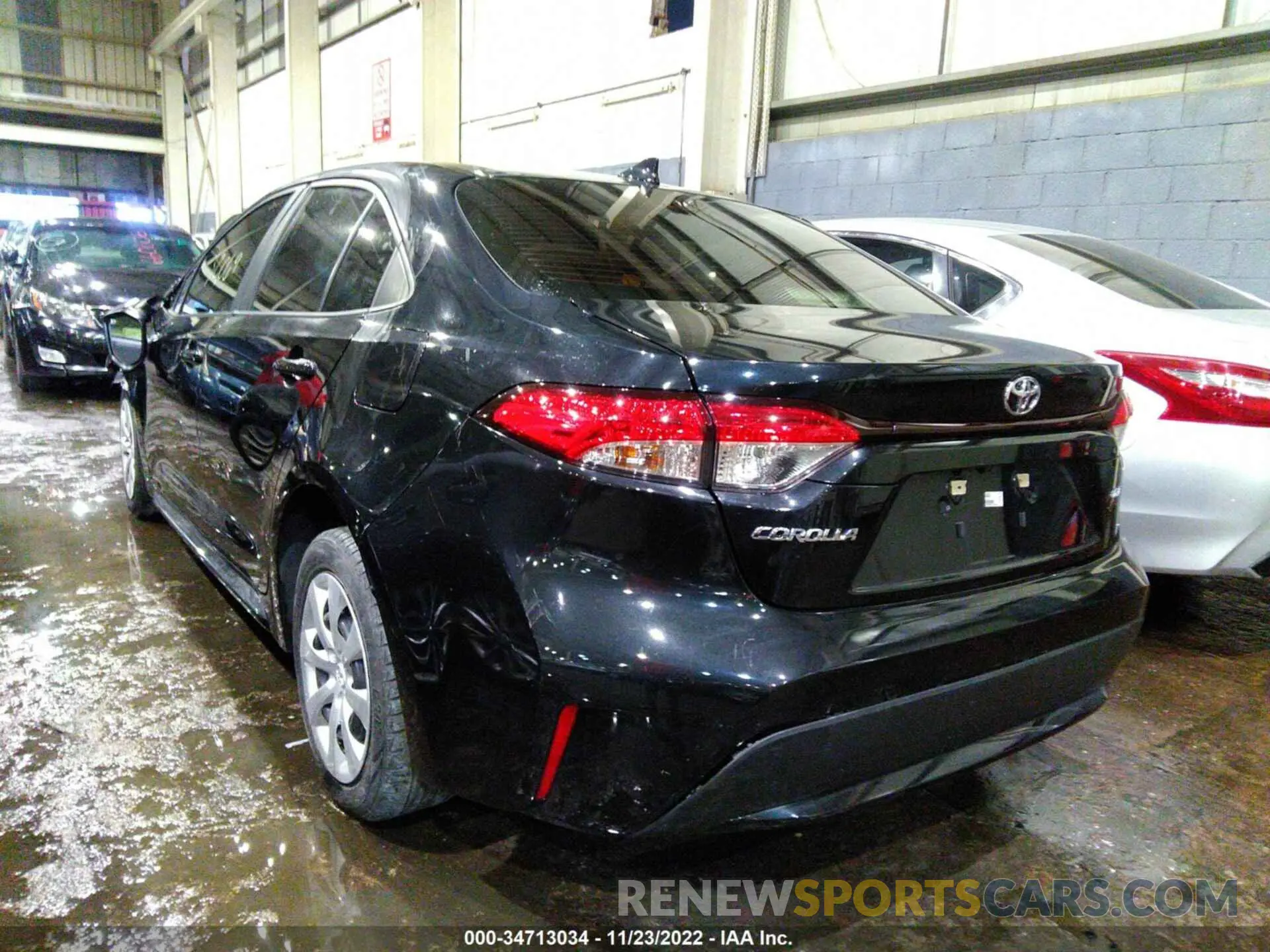 3 Photograph of a damaged car 00DEPRAE5LJ084654 TOYOTA COROLLA 2020