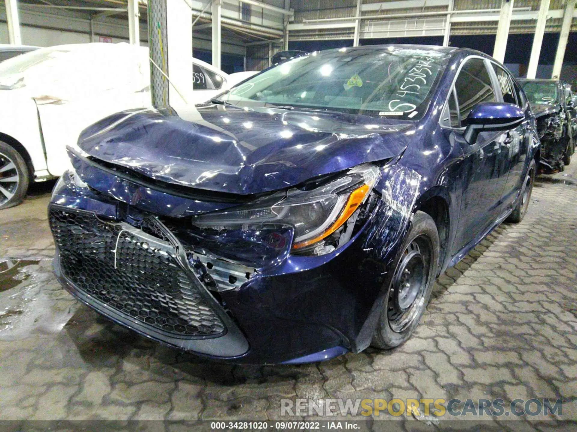 2 Photograph of a damaged car 00FEPRAE3LP145835 TOYOTA COROLLA 2020