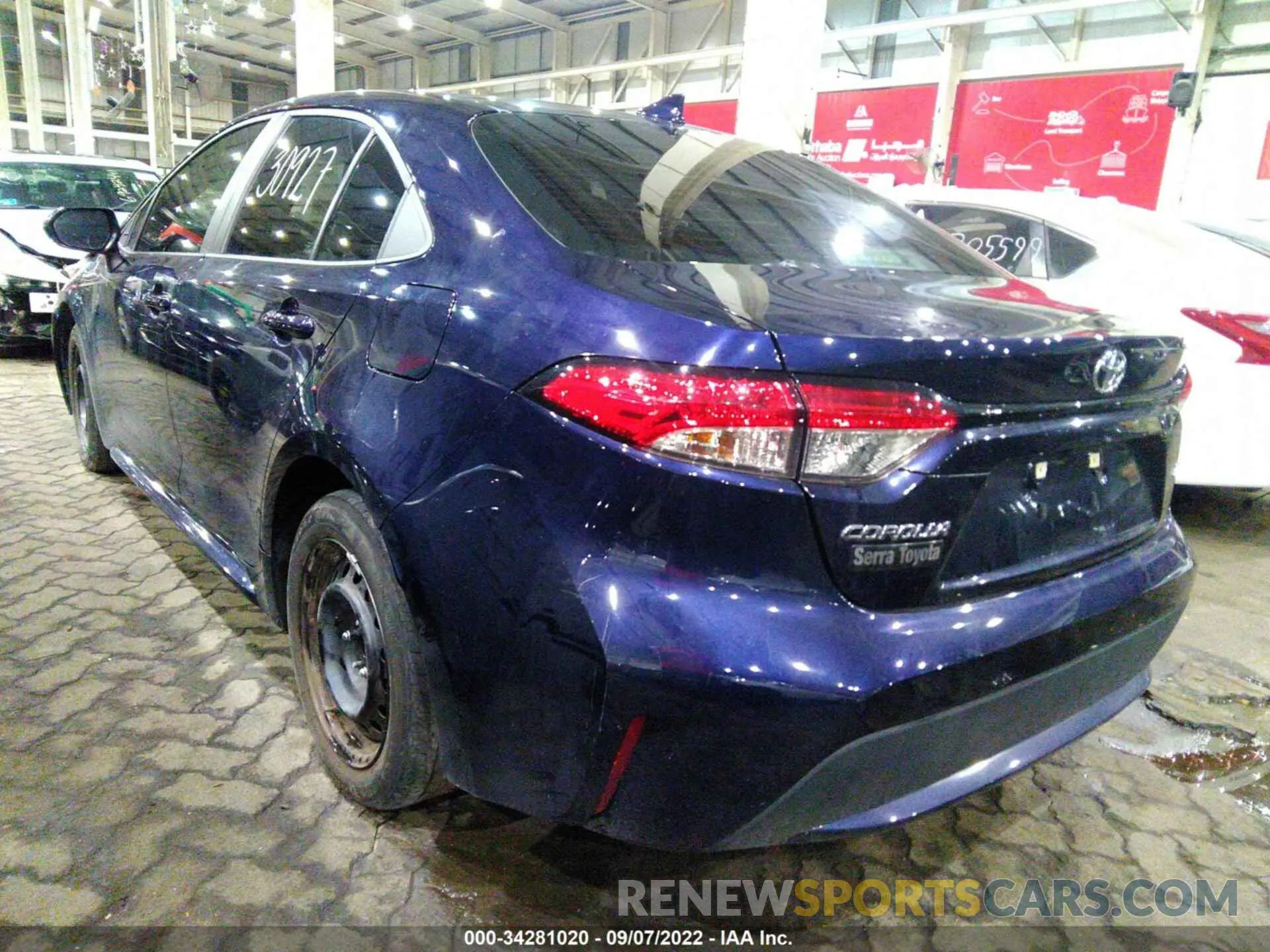 3 Photograph of a damaged car 00FEPRAE3LP145835 TOYOTA COROLLA 2020