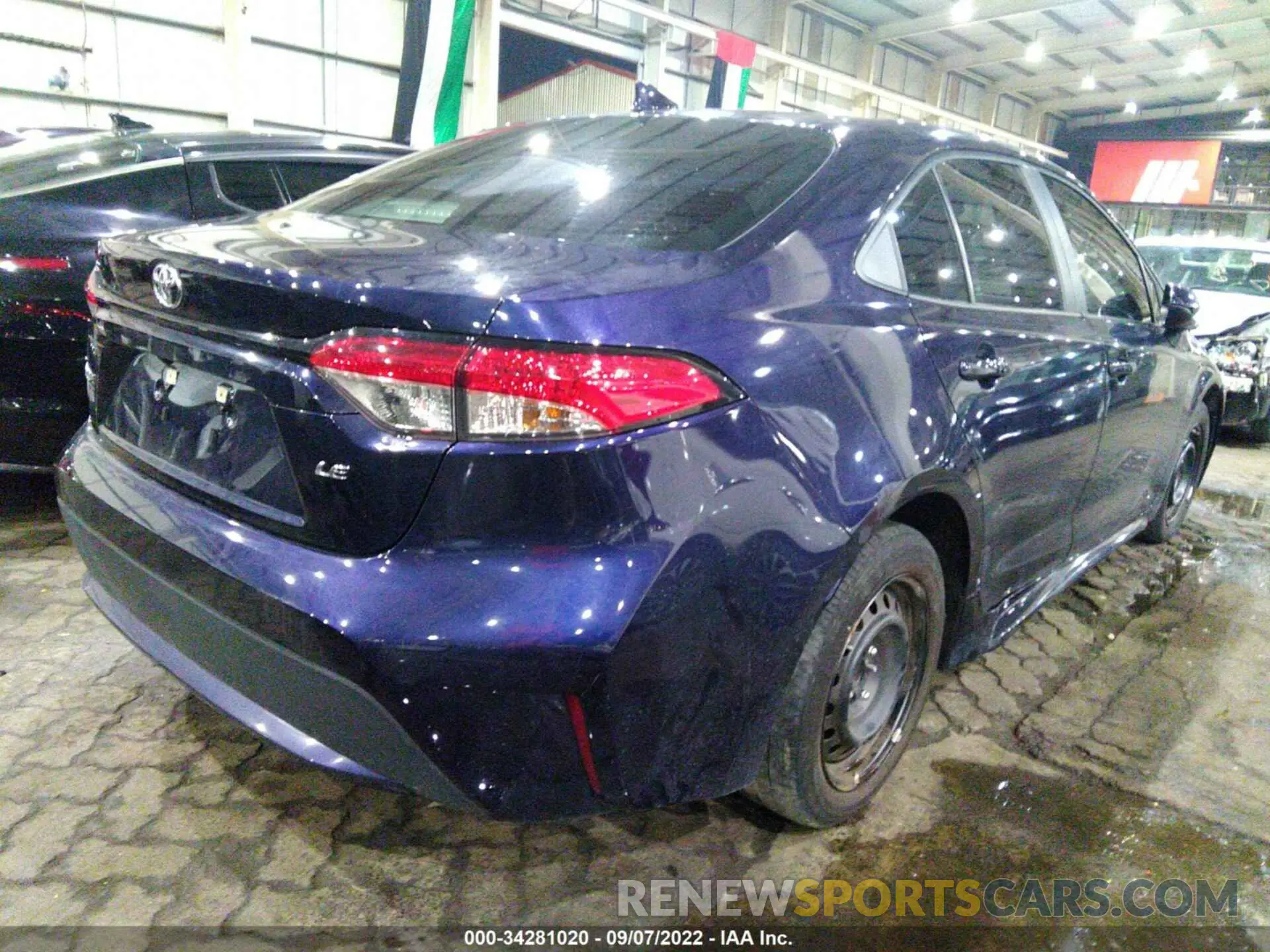 4 Photograph of a damaged car 00FEPRAE3LP145835 TOYOTA COROLLA 2020