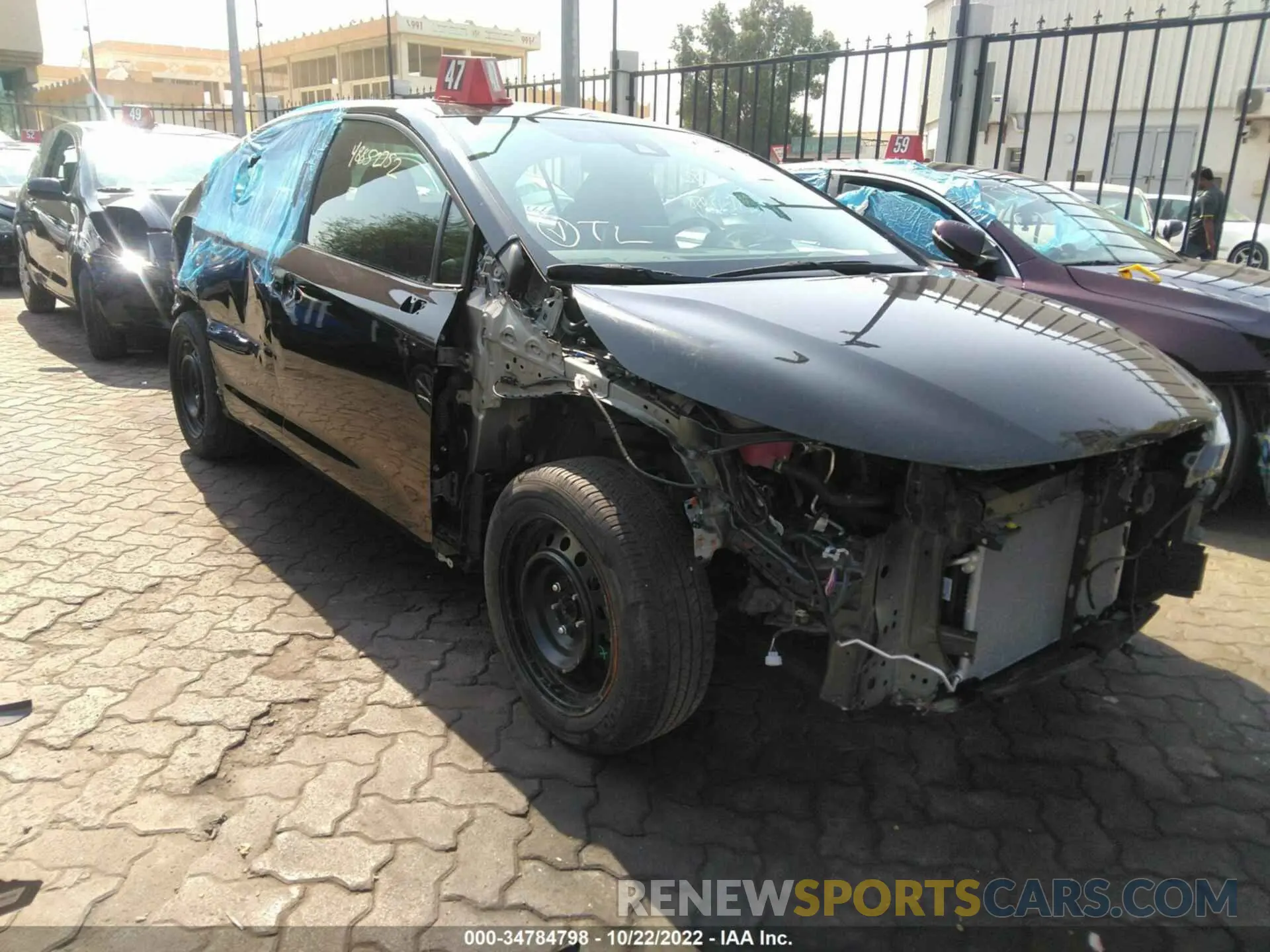 1 Фотография поврежденного автомобиля 00FEPRAE6LP143089 TOYOTA COROLLA 2020