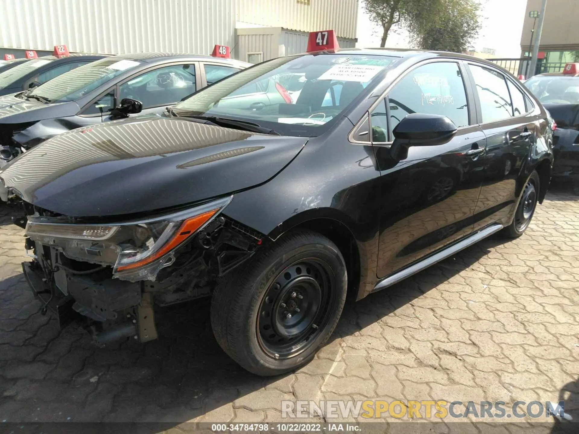 2 Фотография поврежденного автомобиля 00FEPRAE6LP143089 TOYOTA COROLLA 2020