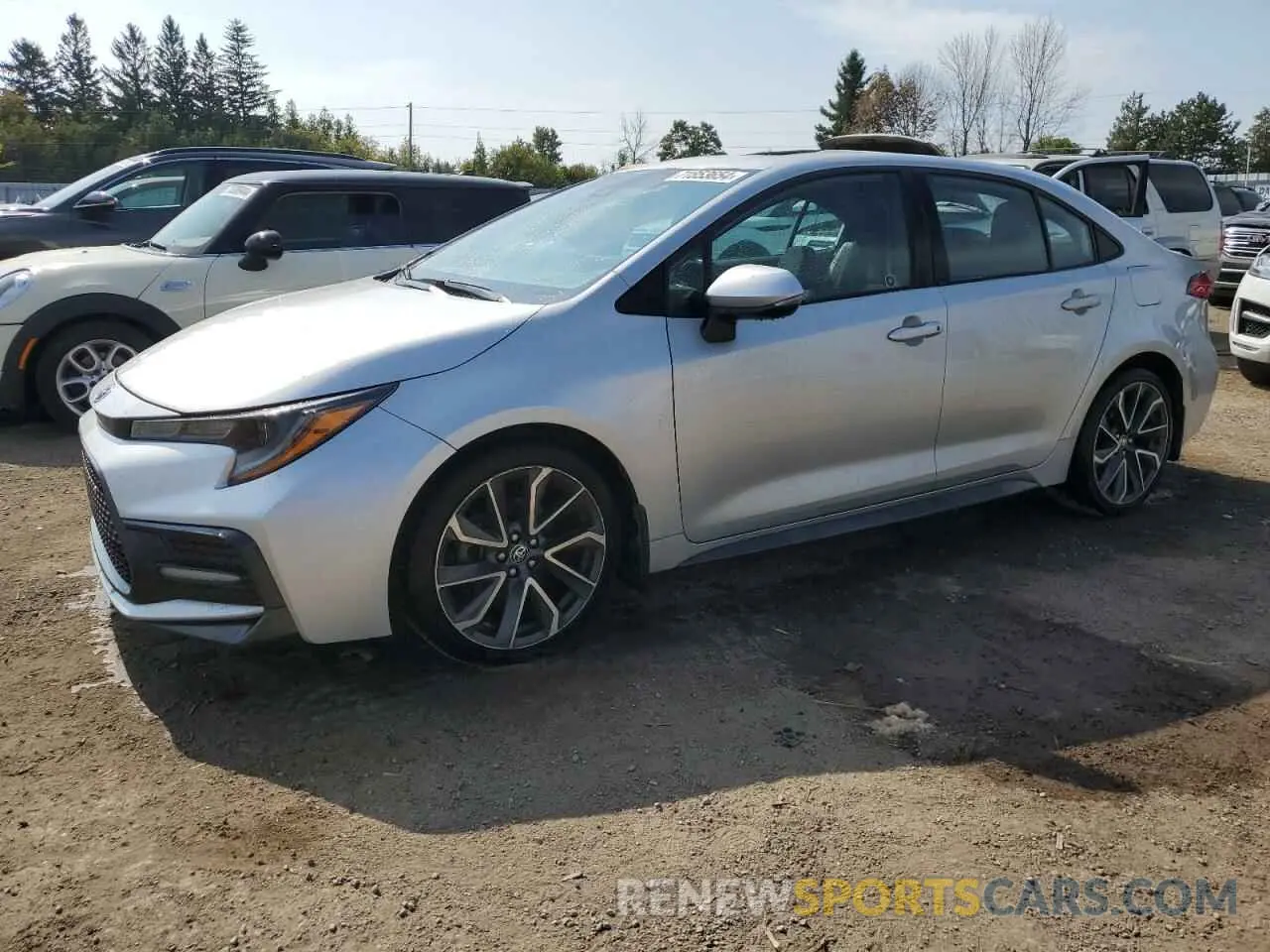 1 Photograph of a damaged car 5YFB4RBE7LP006012 TOYOTA COROLLA 2020